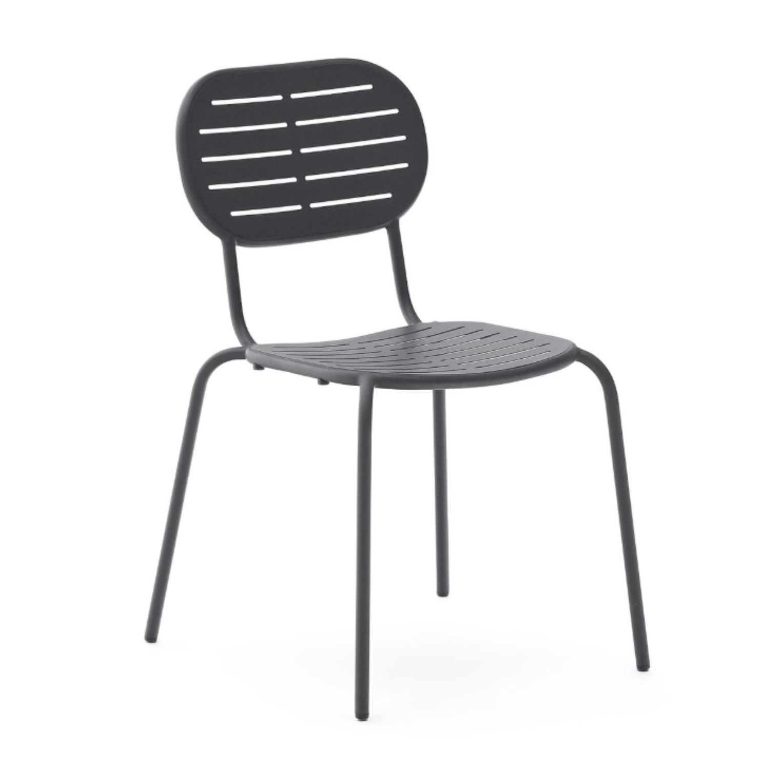 Gartenstuhl Brai Graphit Steel