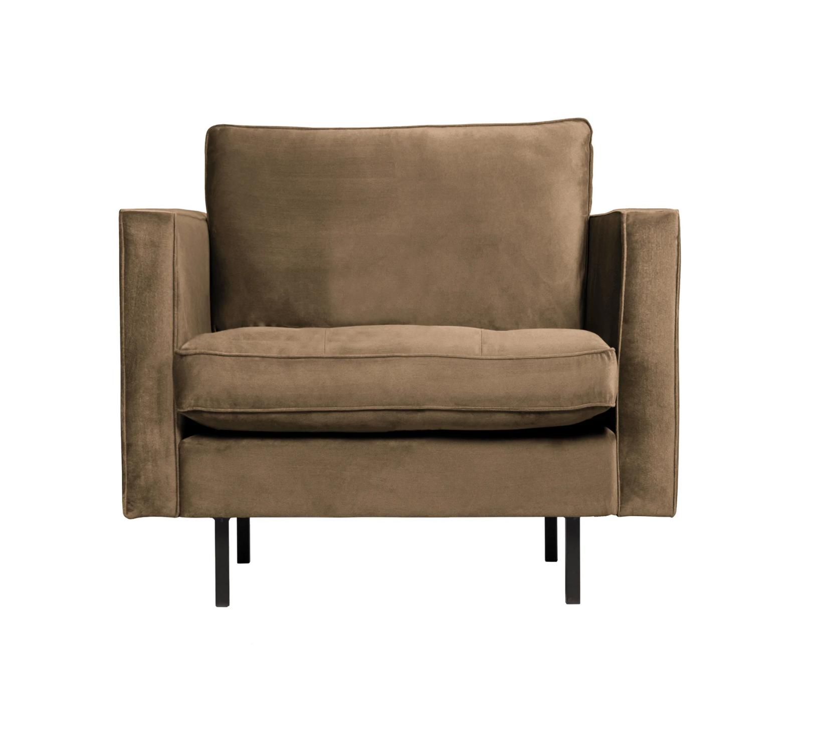 Velvet armchair Rodeo Classic Taupe