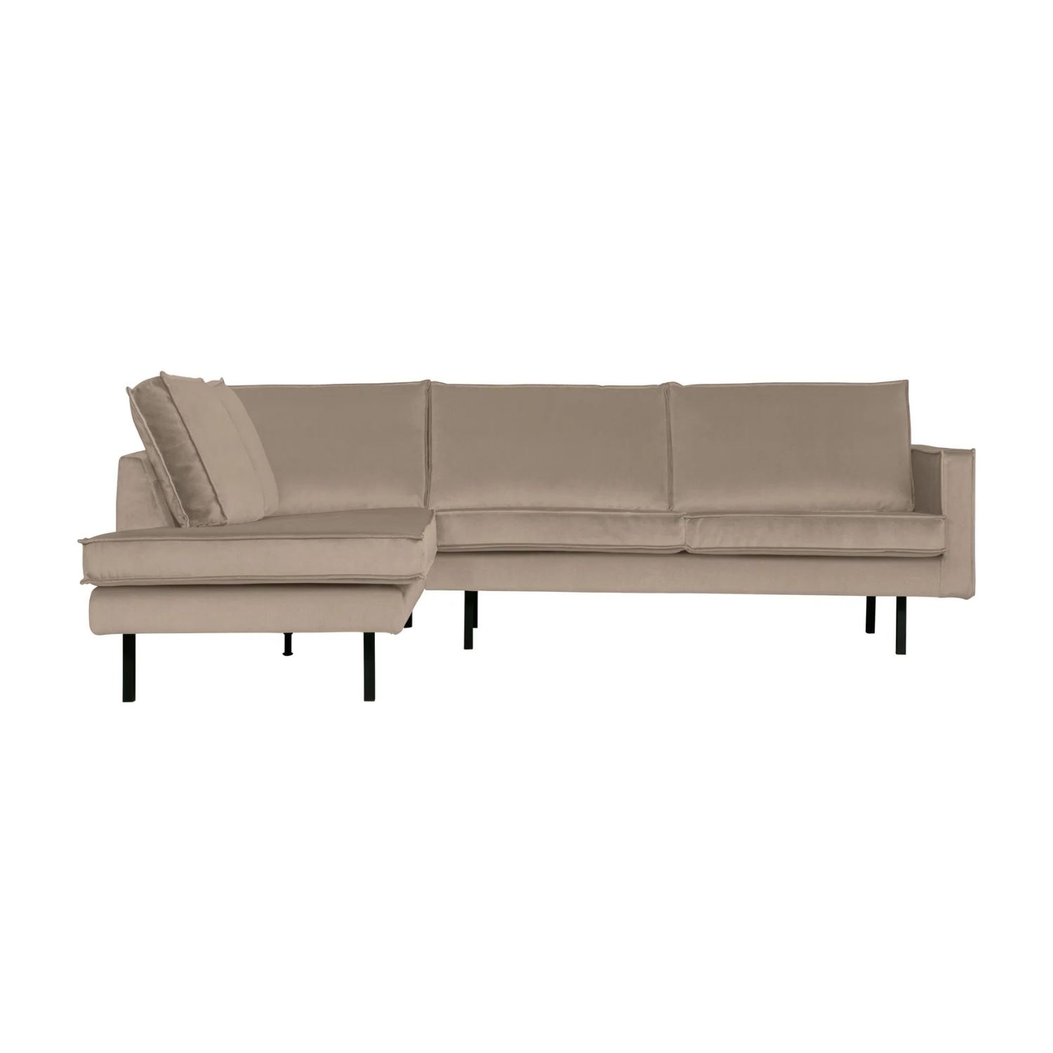 Samtsofa links -Rodeo Khaki