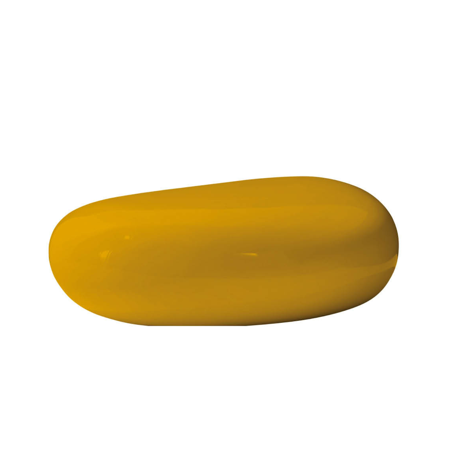 Gelber Pouf