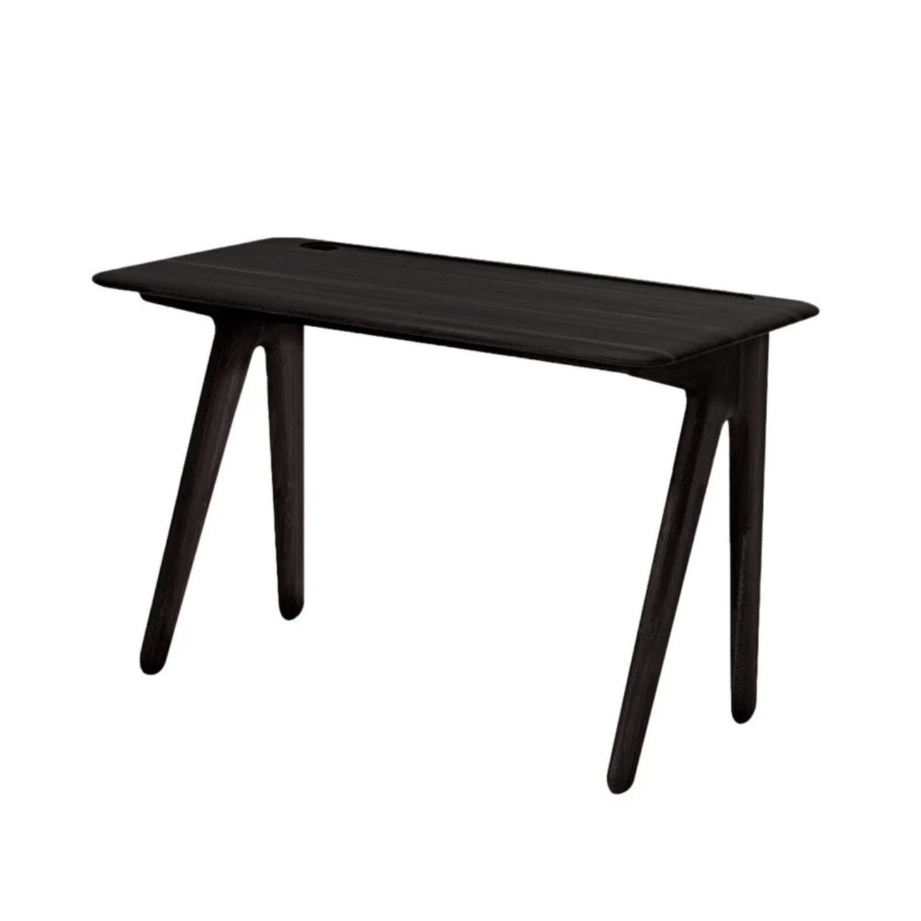 Biurko SLAB aus schwarzem Eichenholz