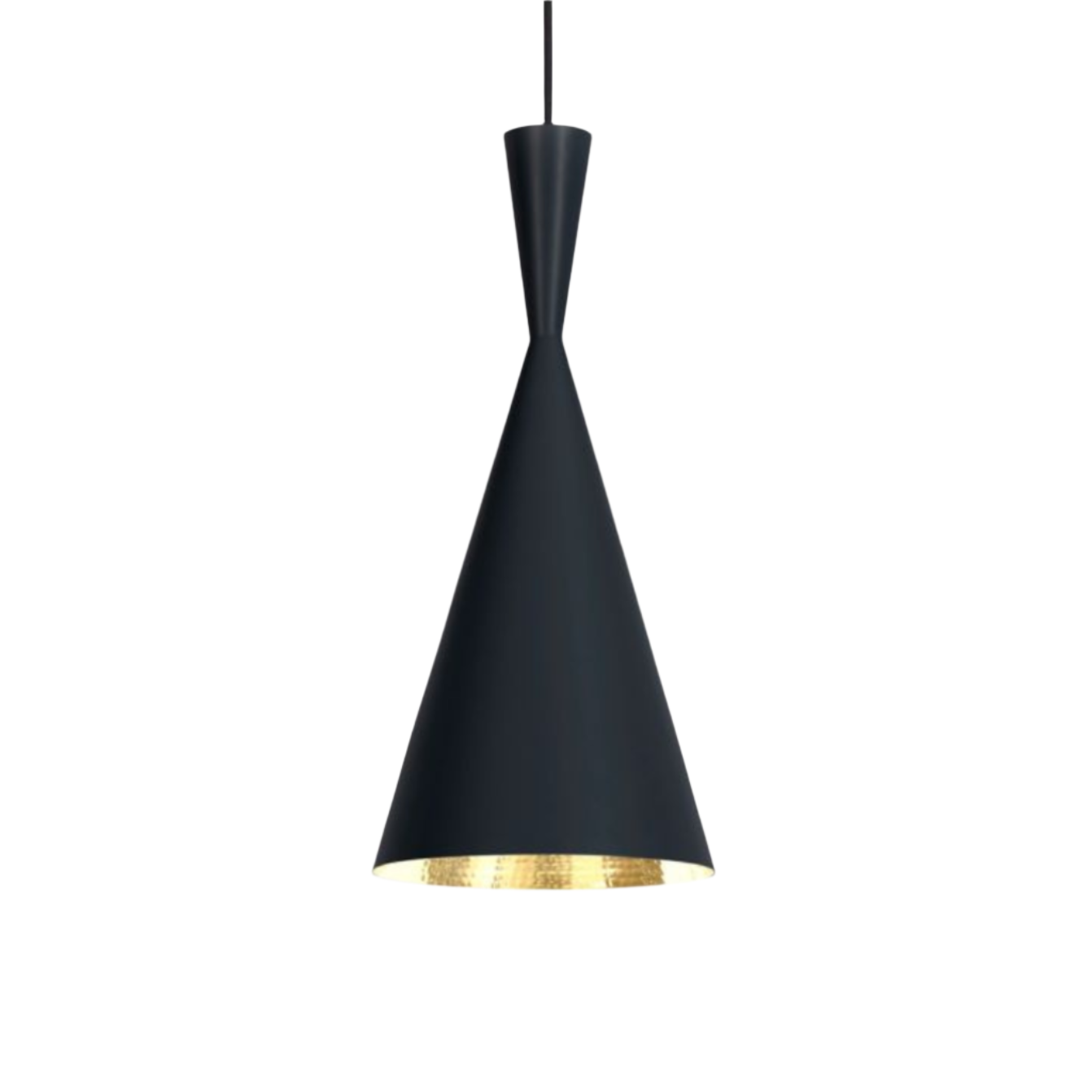 BEAT pendant lamp black with copper