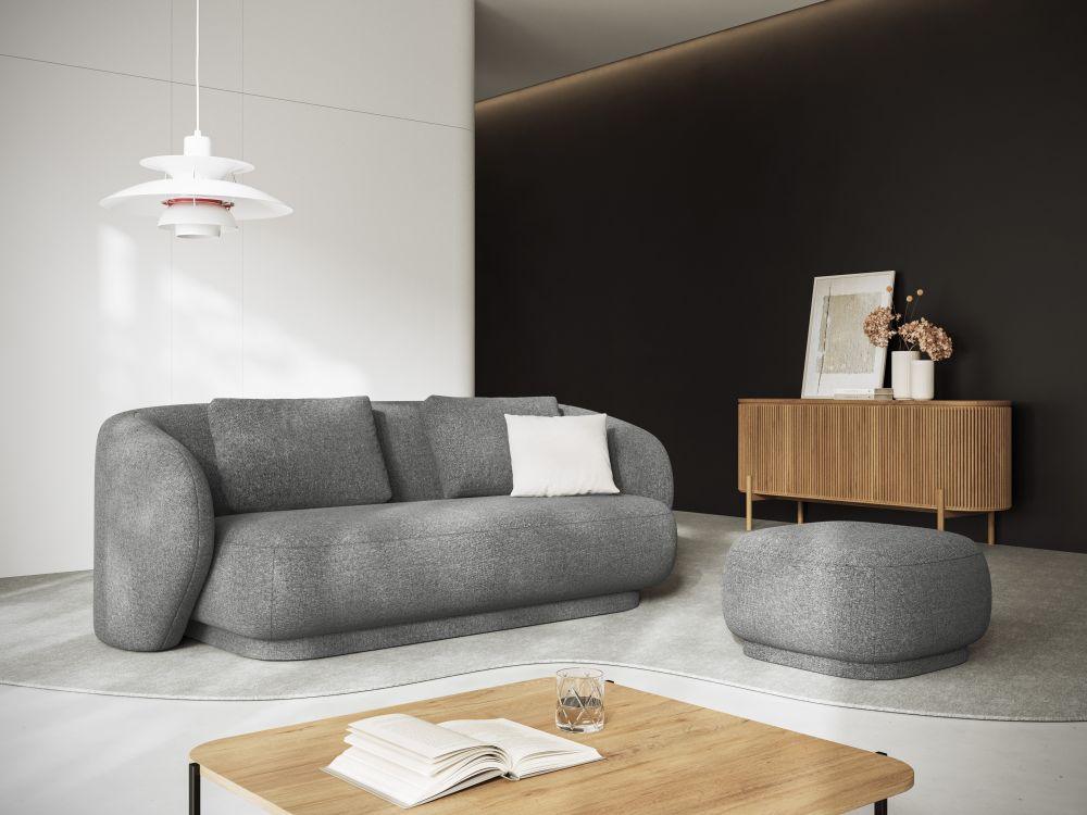 Puf aksamitny CAMDEN beżowy Cosmopolitan Design Eye on Design