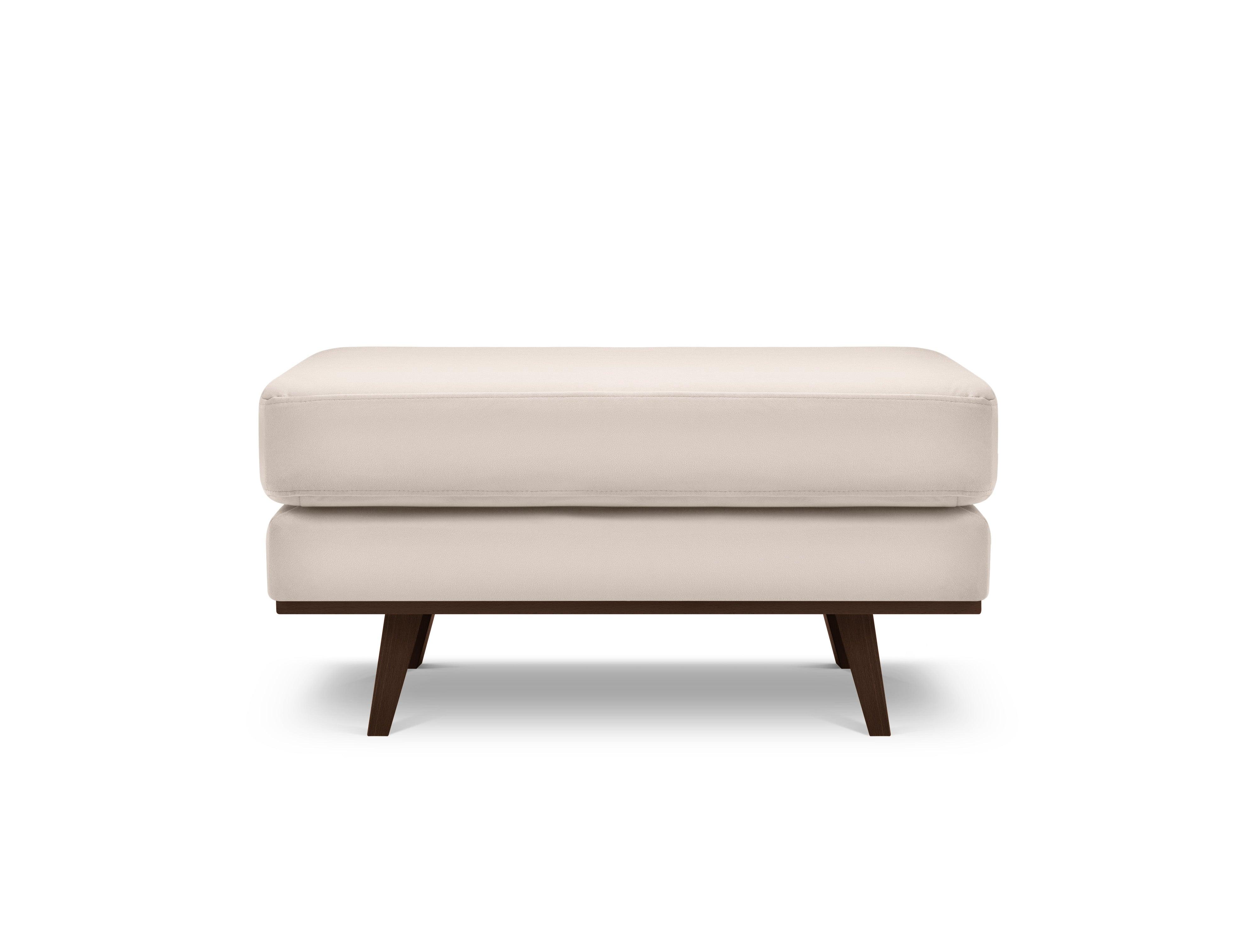 Puf aksamitny HEBE beżowy Mazzini Sofas Eye on Design