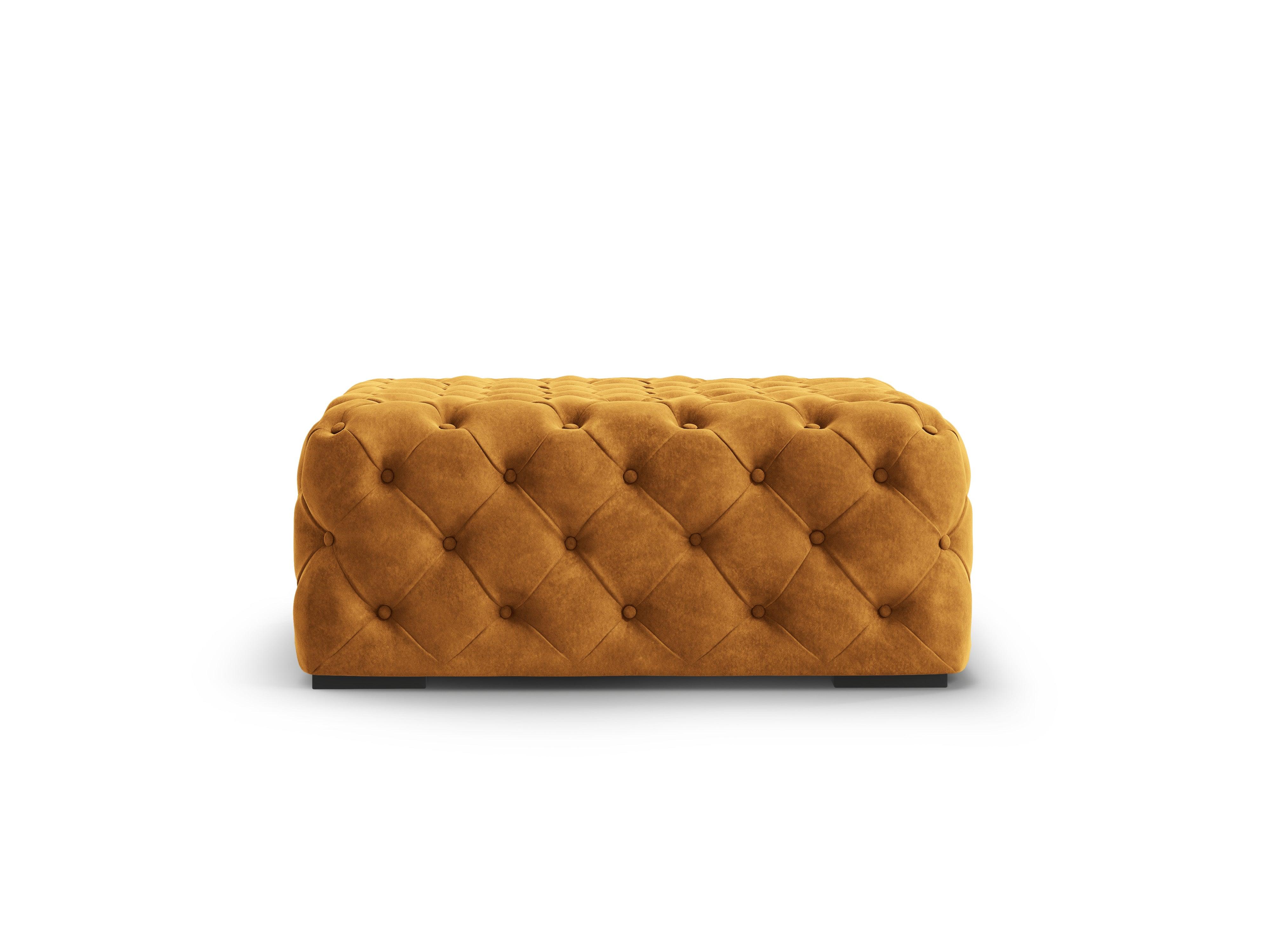 Puf aksamitny LOGE miedziany Windsor & Co Eye on Design