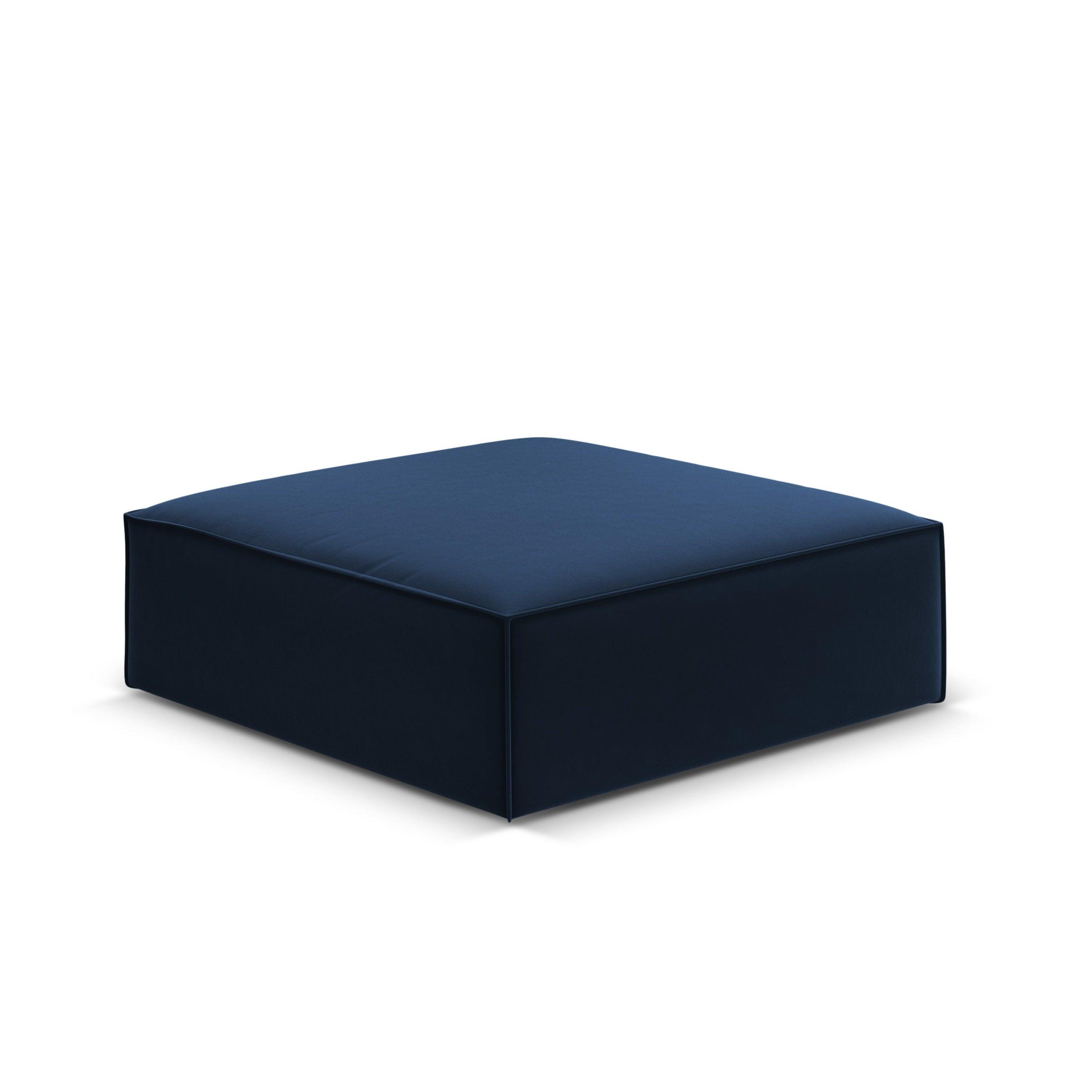 Puf aksamitny VANDA granatowy Mazzini Sofas Eye on Design