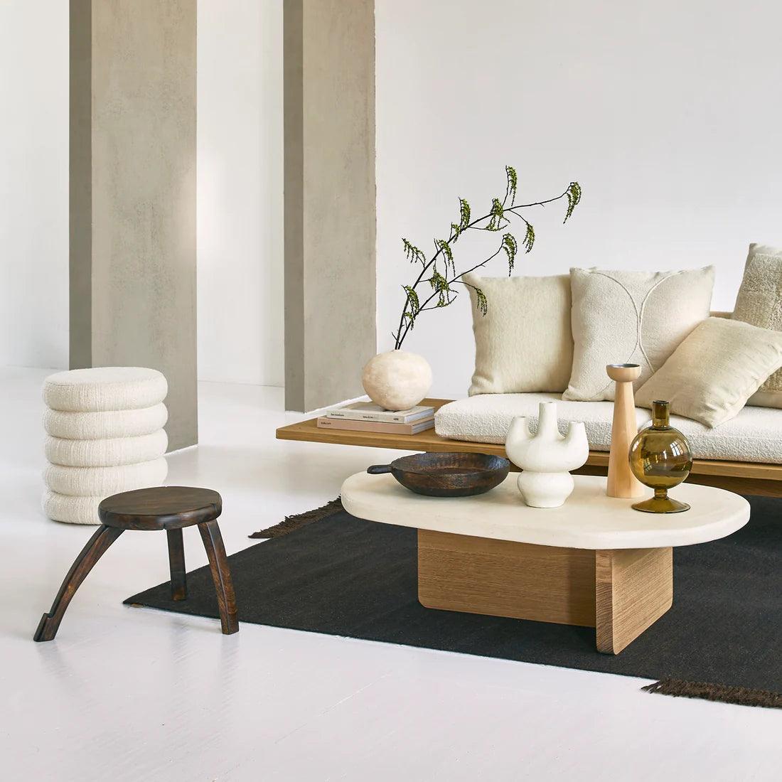 Puf ANDRIA kremowy Urban Nature Culture Eye on Design