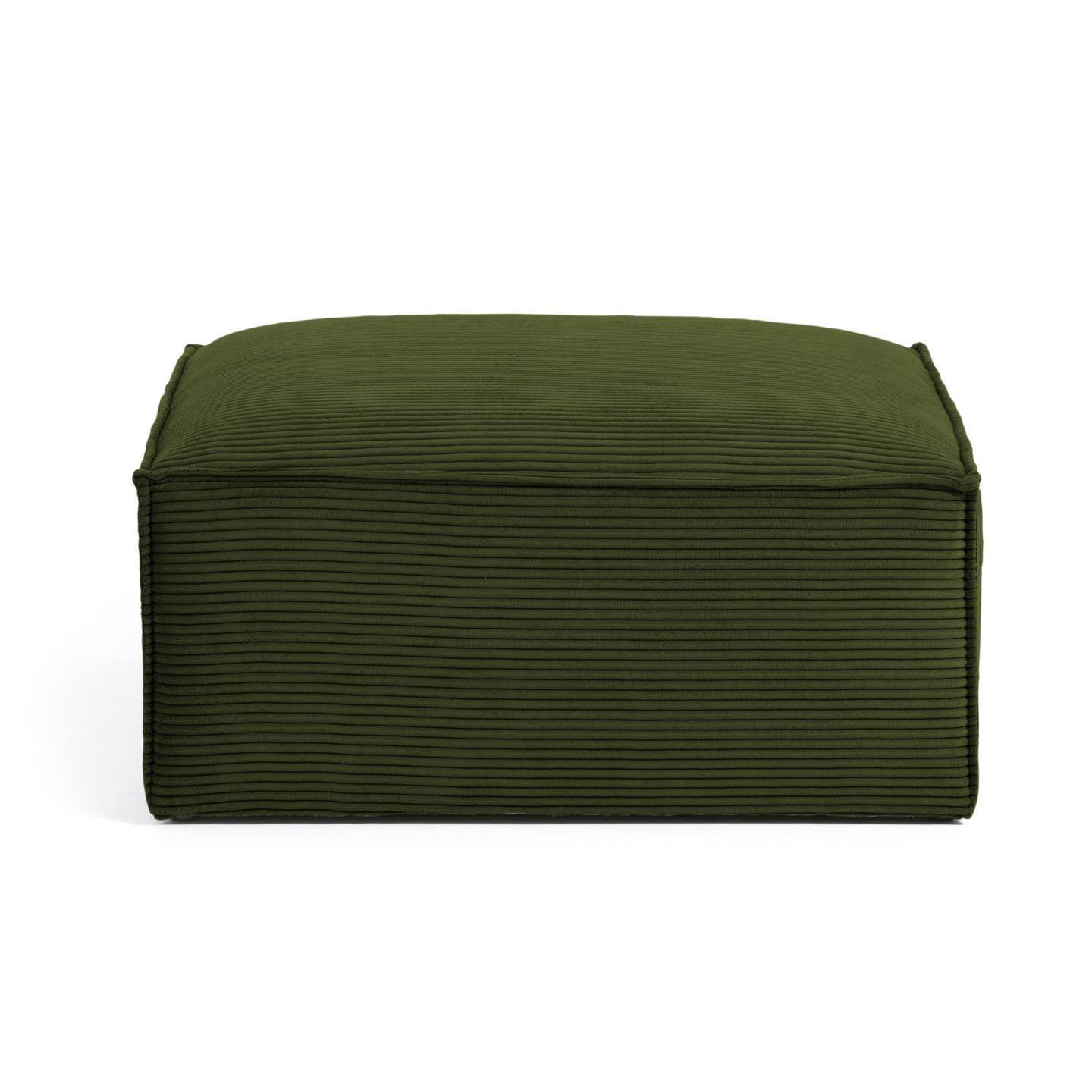 Puf BLOK zielony sztruks La Forma Eye on Design