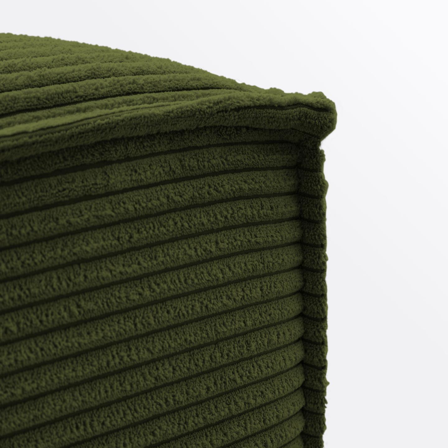 Puf BLOK zielony sztruks La Forma Eye on Design