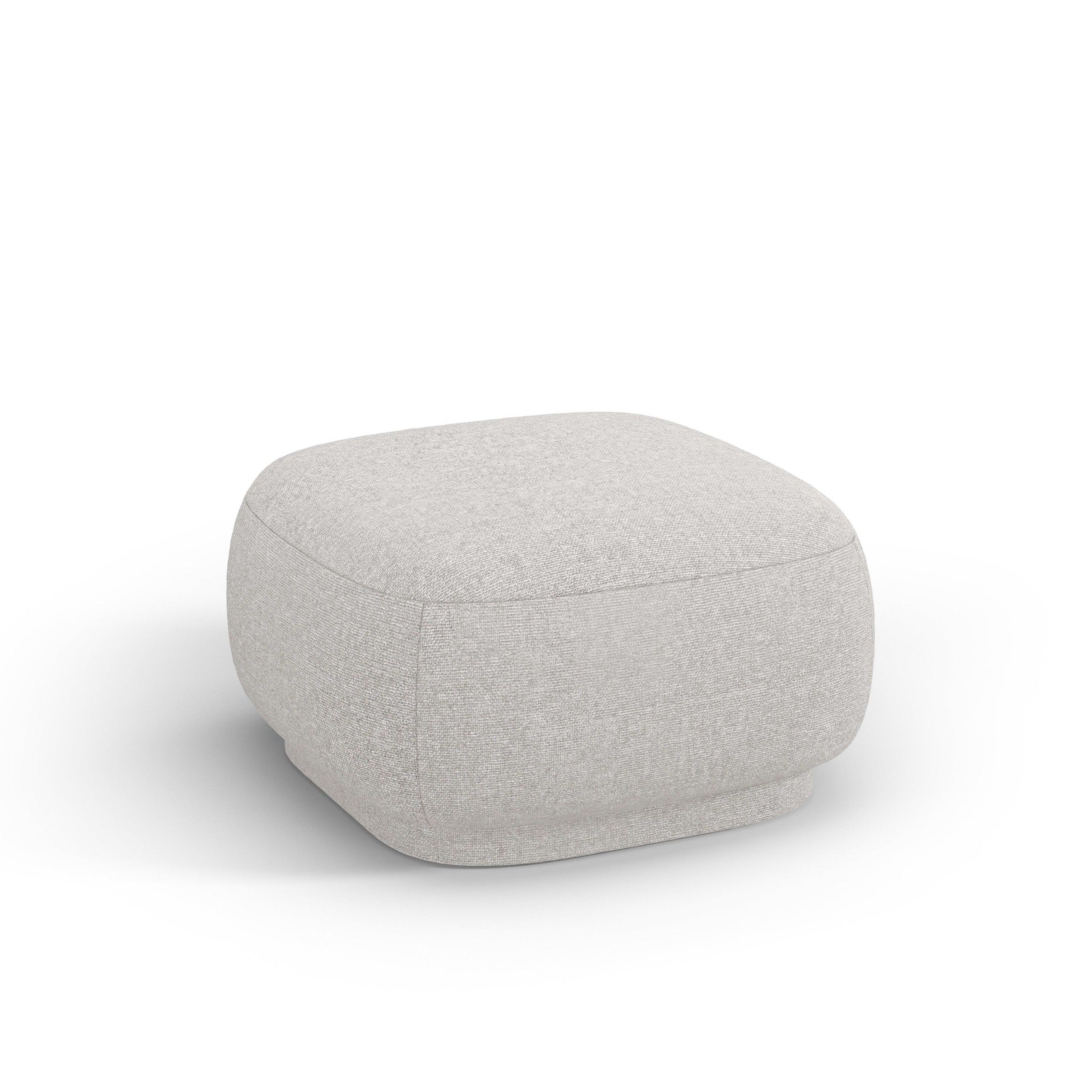 Puf CAMDEN srebrny szenil Cosmopolitan Design Eye on Design