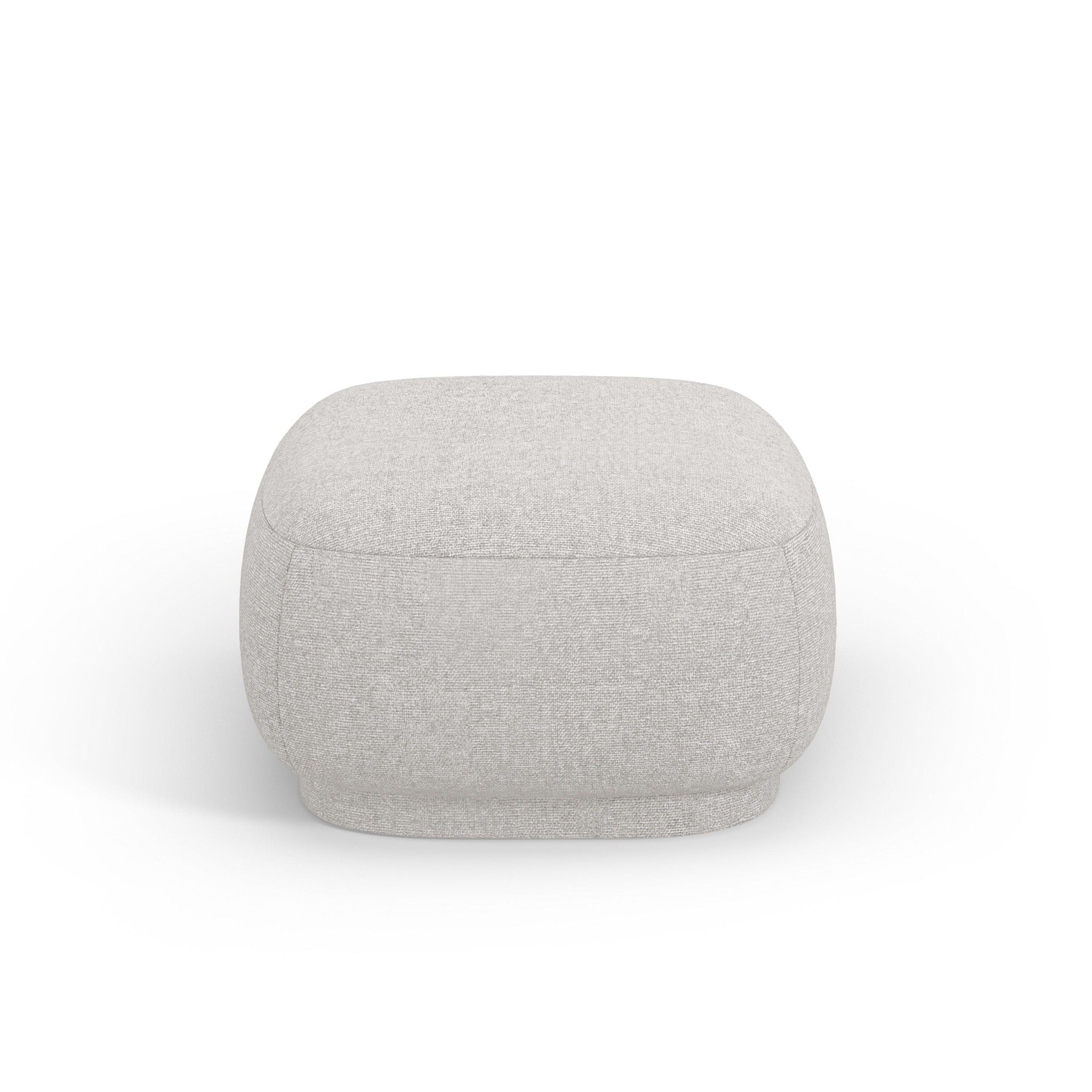 Puf CAMDEN srebrny szenil Cosmopolitan Design Eye on Design