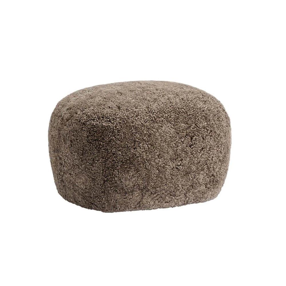 Puf futrzany LITTLE BIG brązowy NORR11 Eye on Design