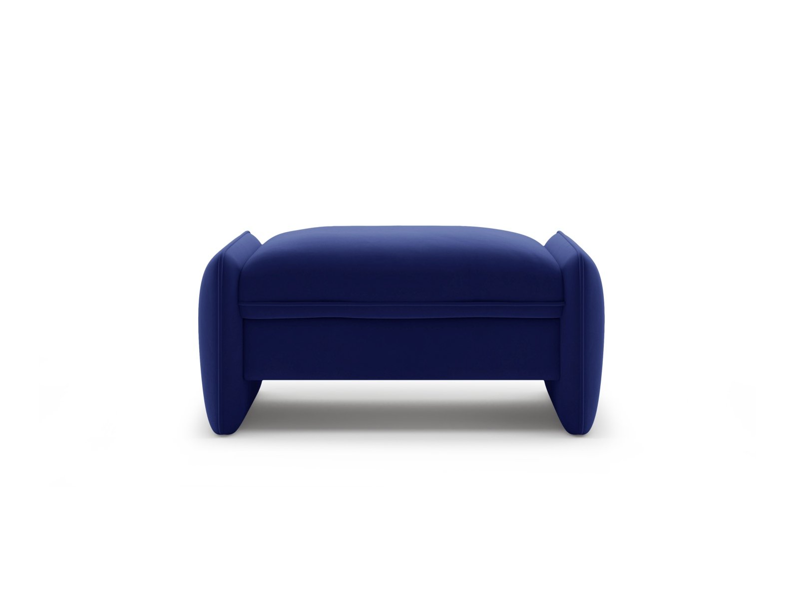 Velvet pouf GEORGIA cobalt