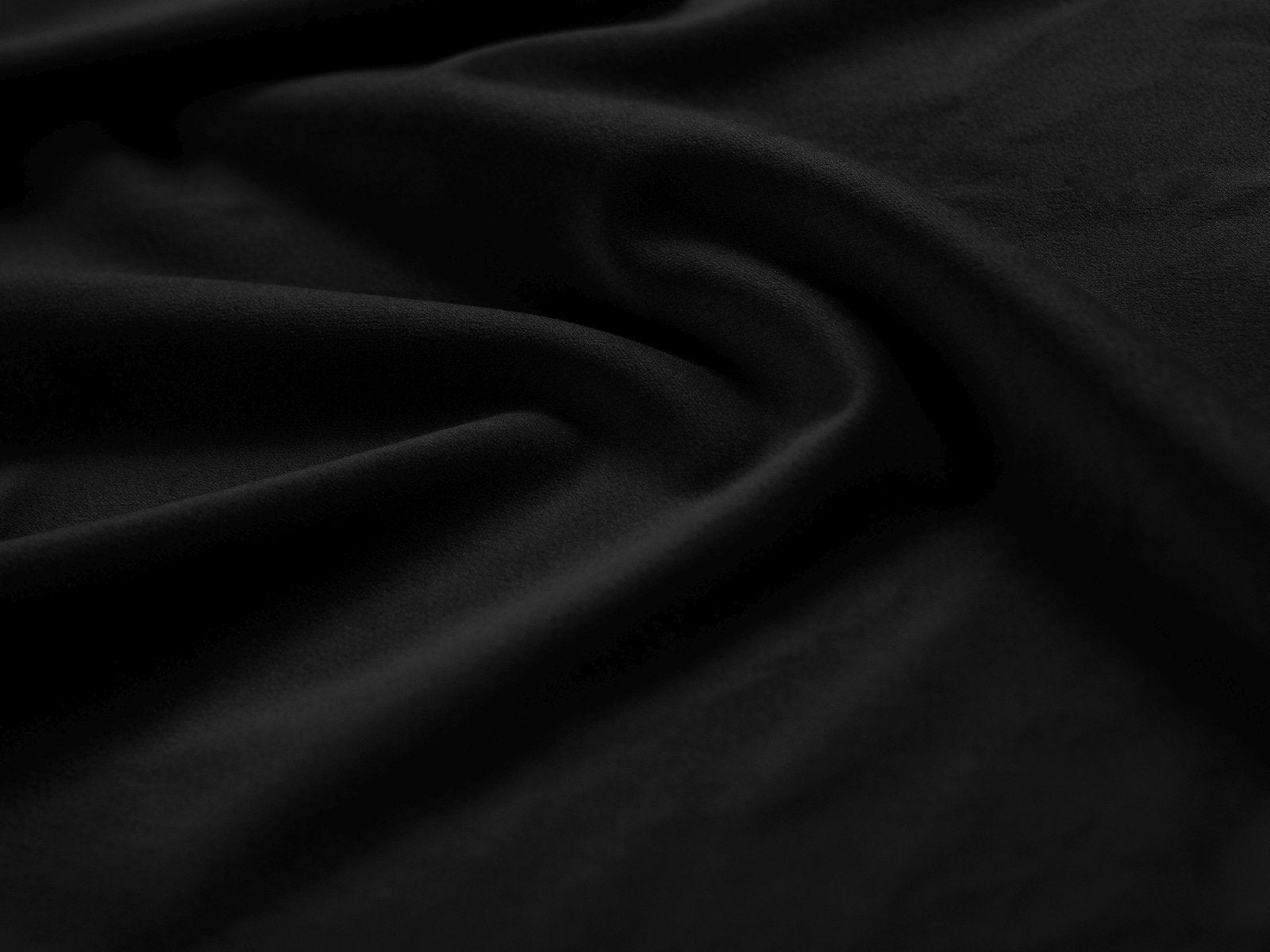 Samt rechteckiger Pouf GEORGIA schwarz