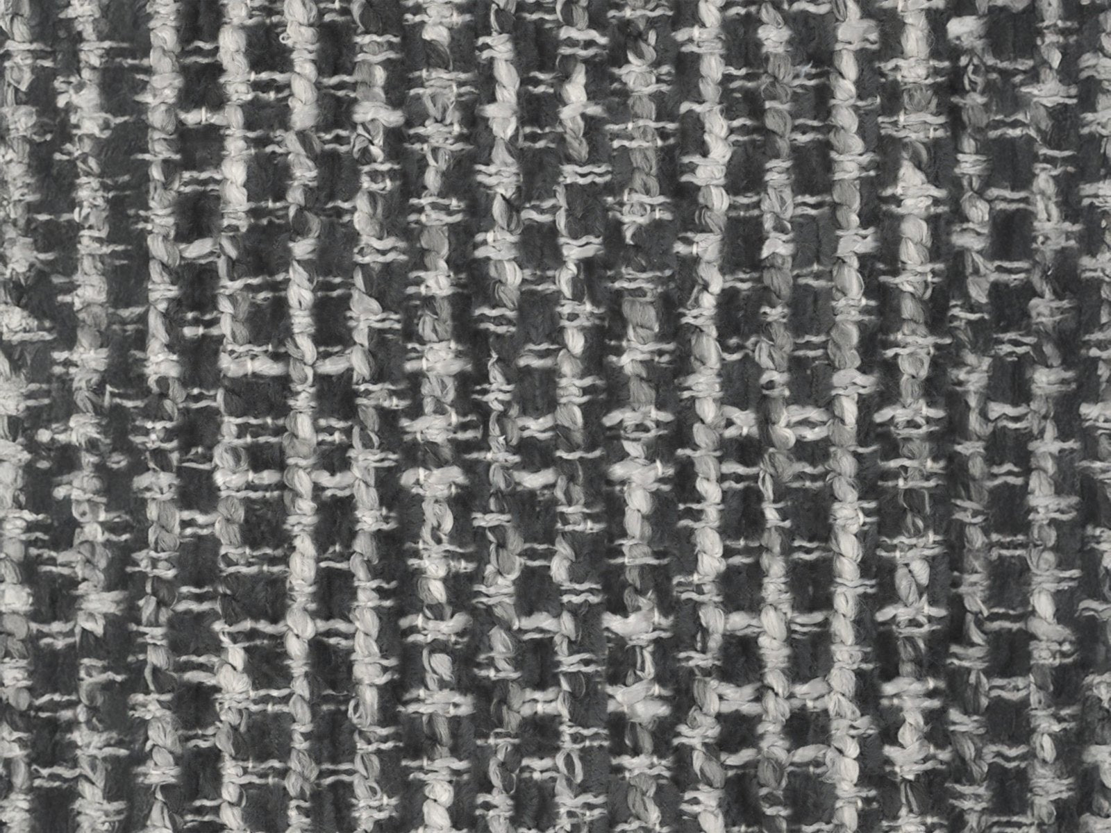 GEORGIA dark gray chenille pouf