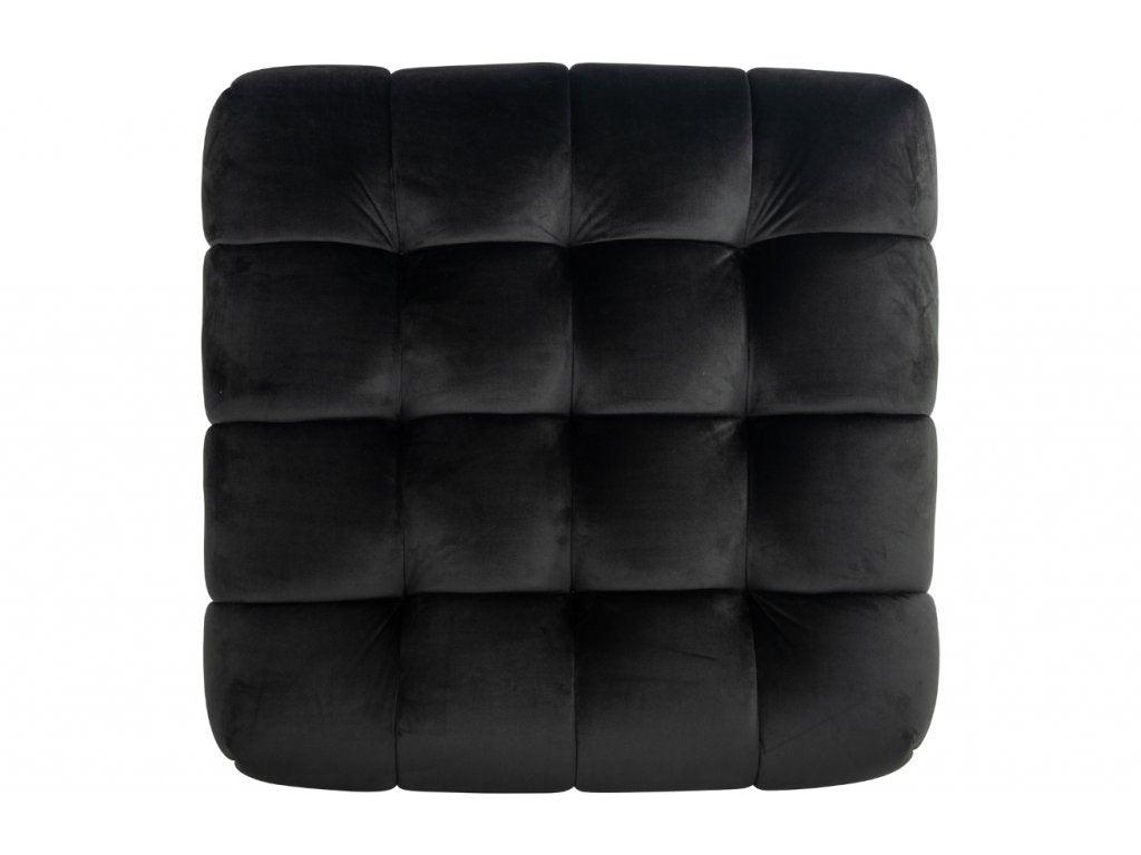 Puf HUXLEY czarny Richmond Interiors Eye on Design