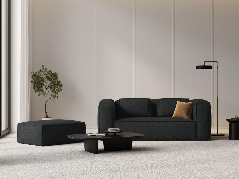 Puf MACKAY antracytowy boucle Cosmopolitan Design Eye on Design