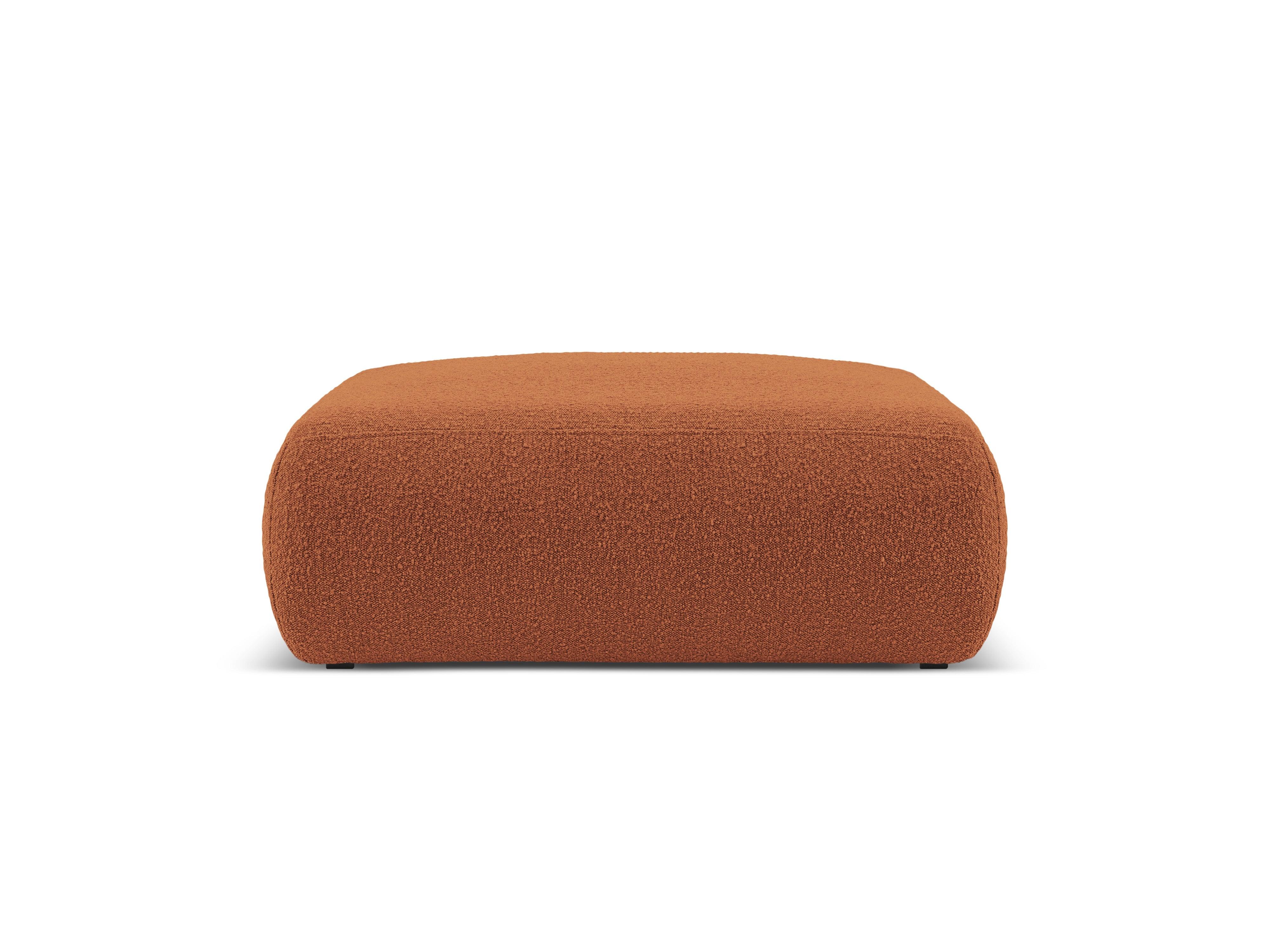 Puf w tkaninie boucle XL LOLA brązowy Windsor & Co Eye on Design