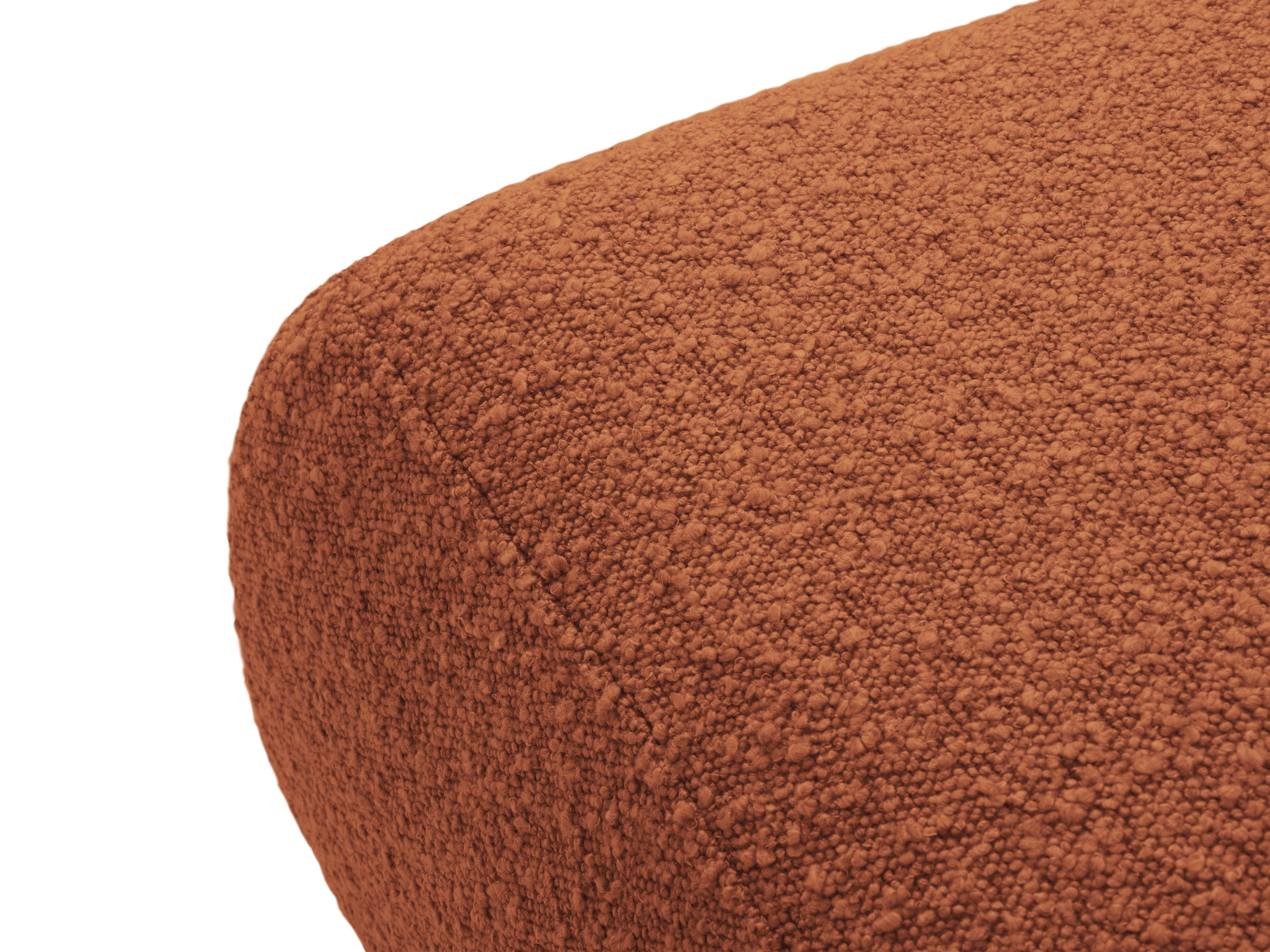 Puf w tkaninie boucle XL LOLA brązowy Windsor & Co Eye on Design
