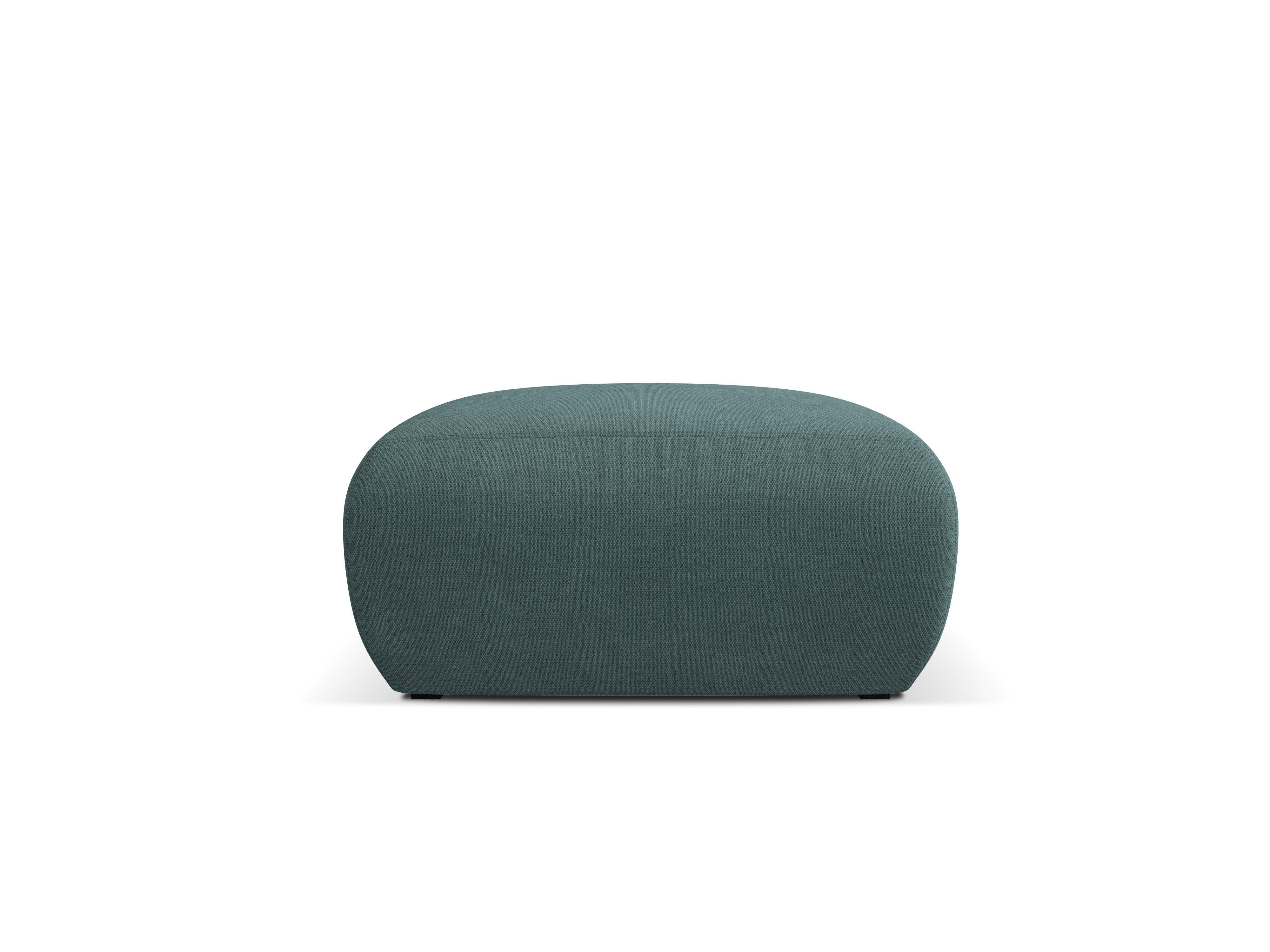 Puf w tkaninie chenillowej LOLA morska zieleń Windsor & Co Eye on Design