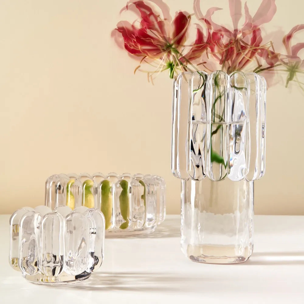 Kerzenhalter PRESS Glas