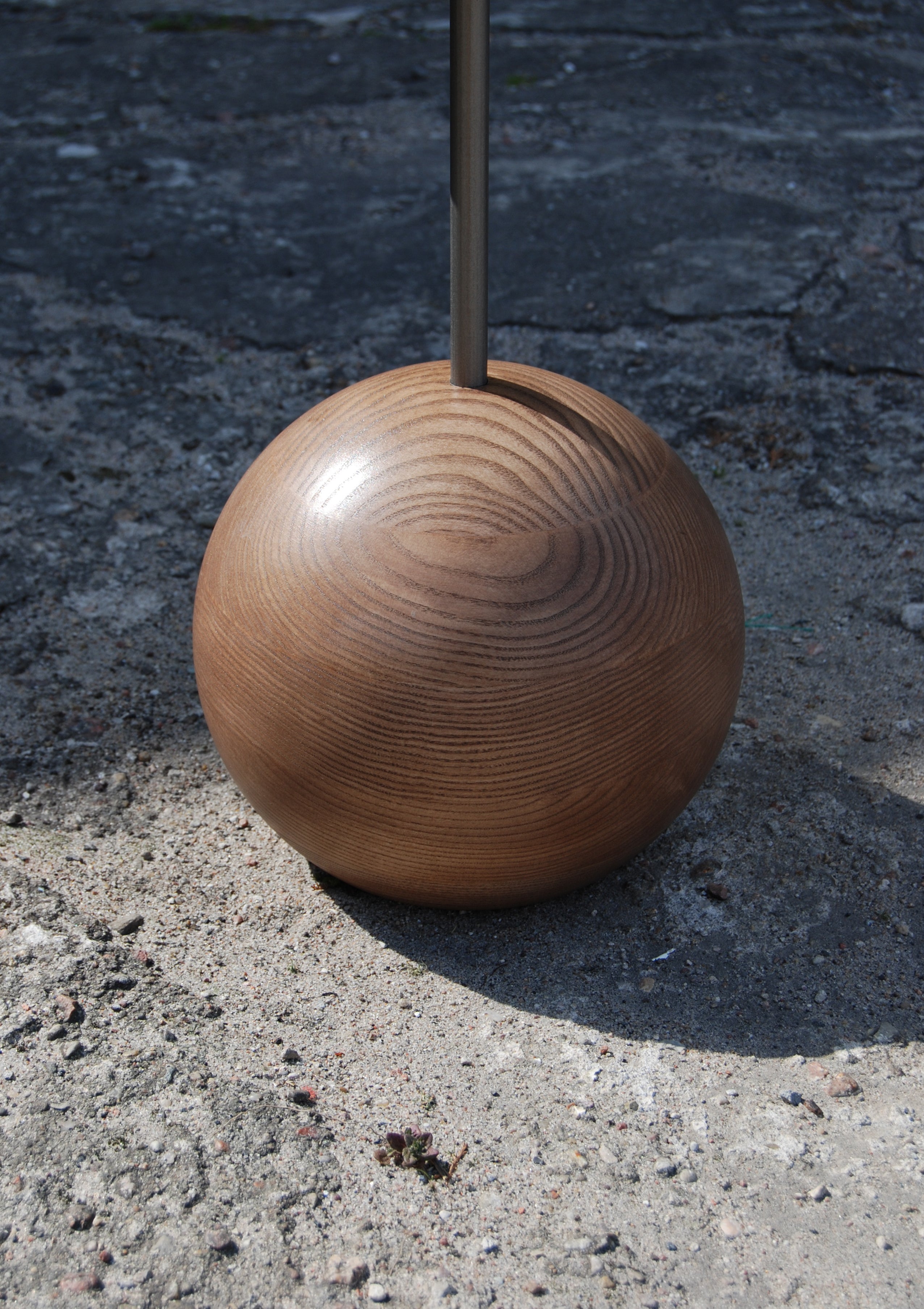 Kaffeetisch SU Holz und Stahl