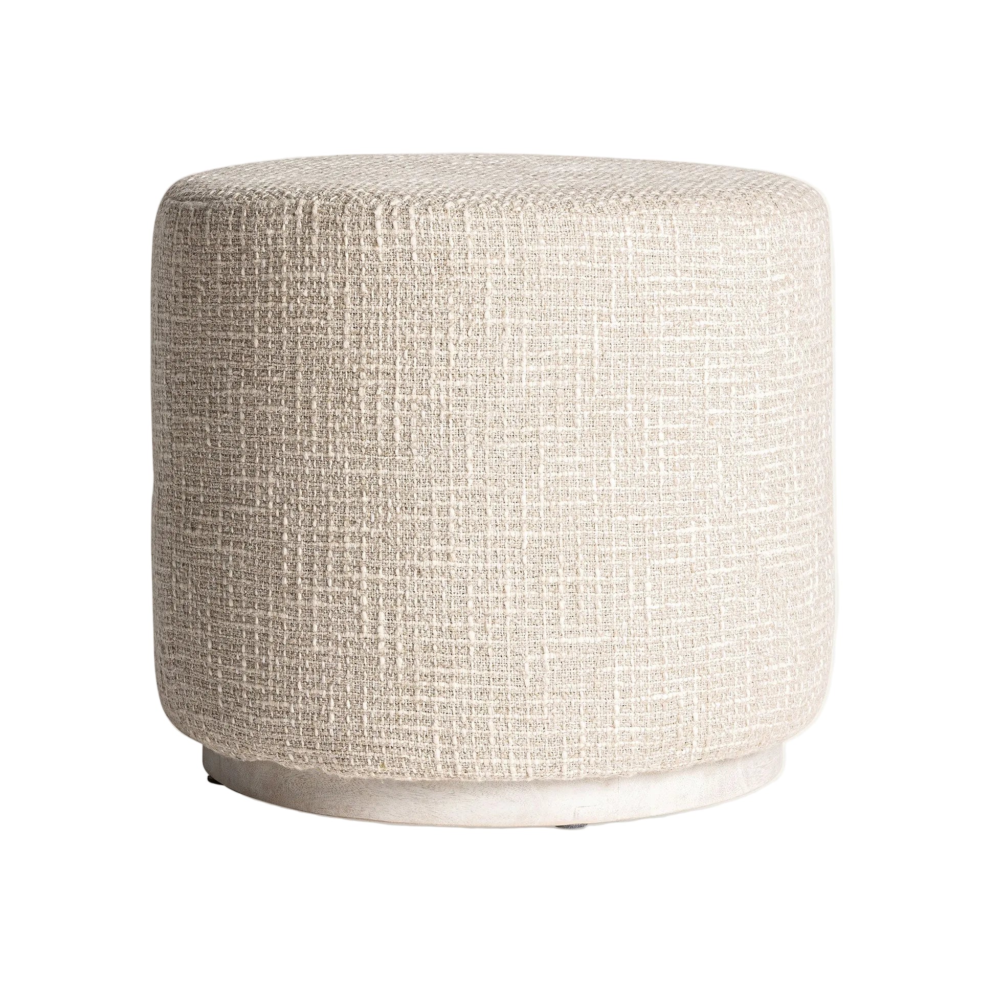 Beige ARAN Pouf