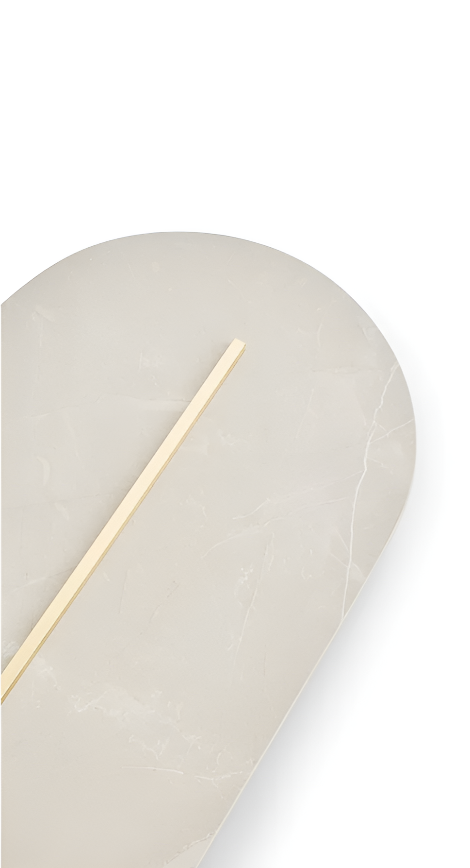 ROKKE STONE beige gesinterte Quarz-Wandleuchte