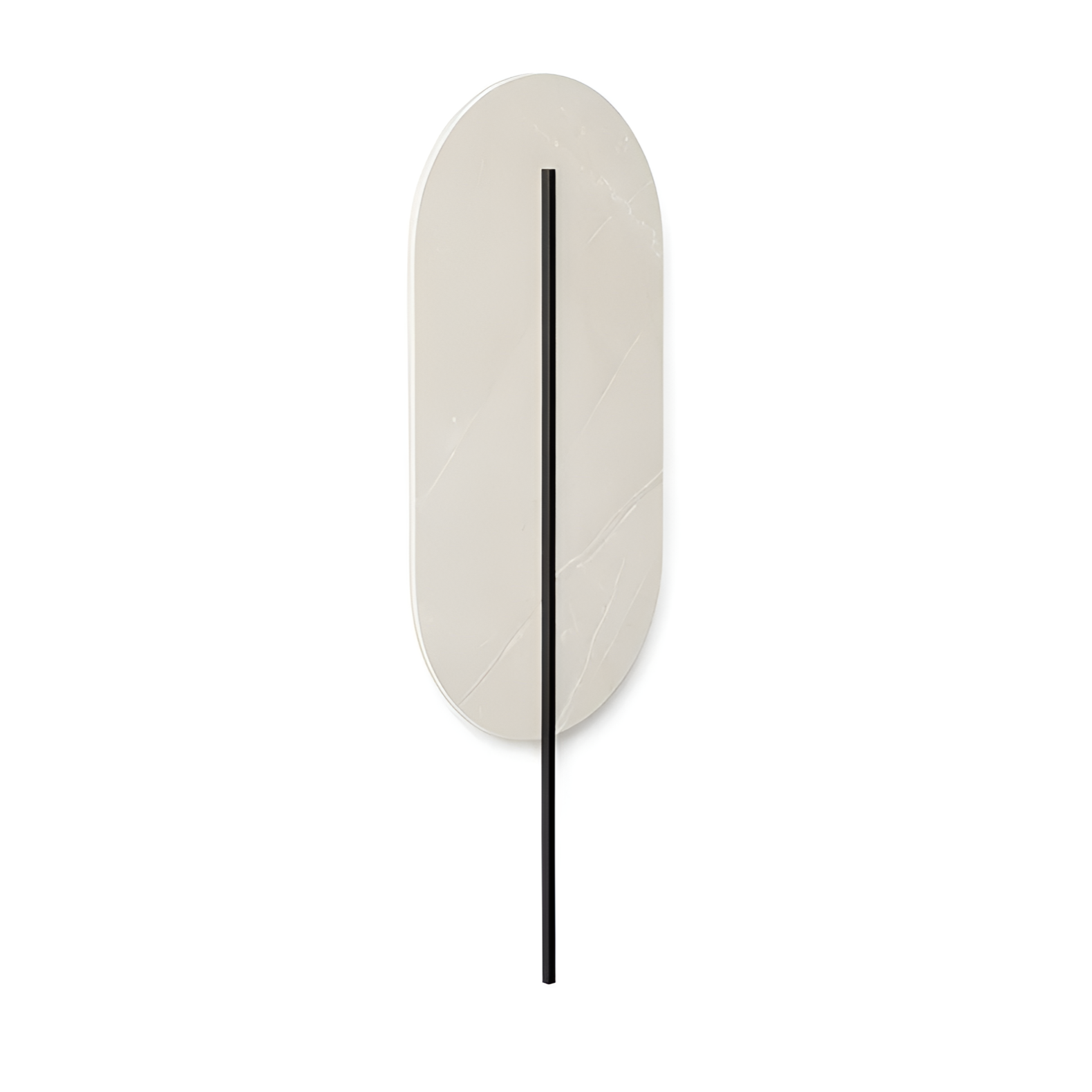 ROKKE STONE beige gesinterte Quarz-Wandleuchte