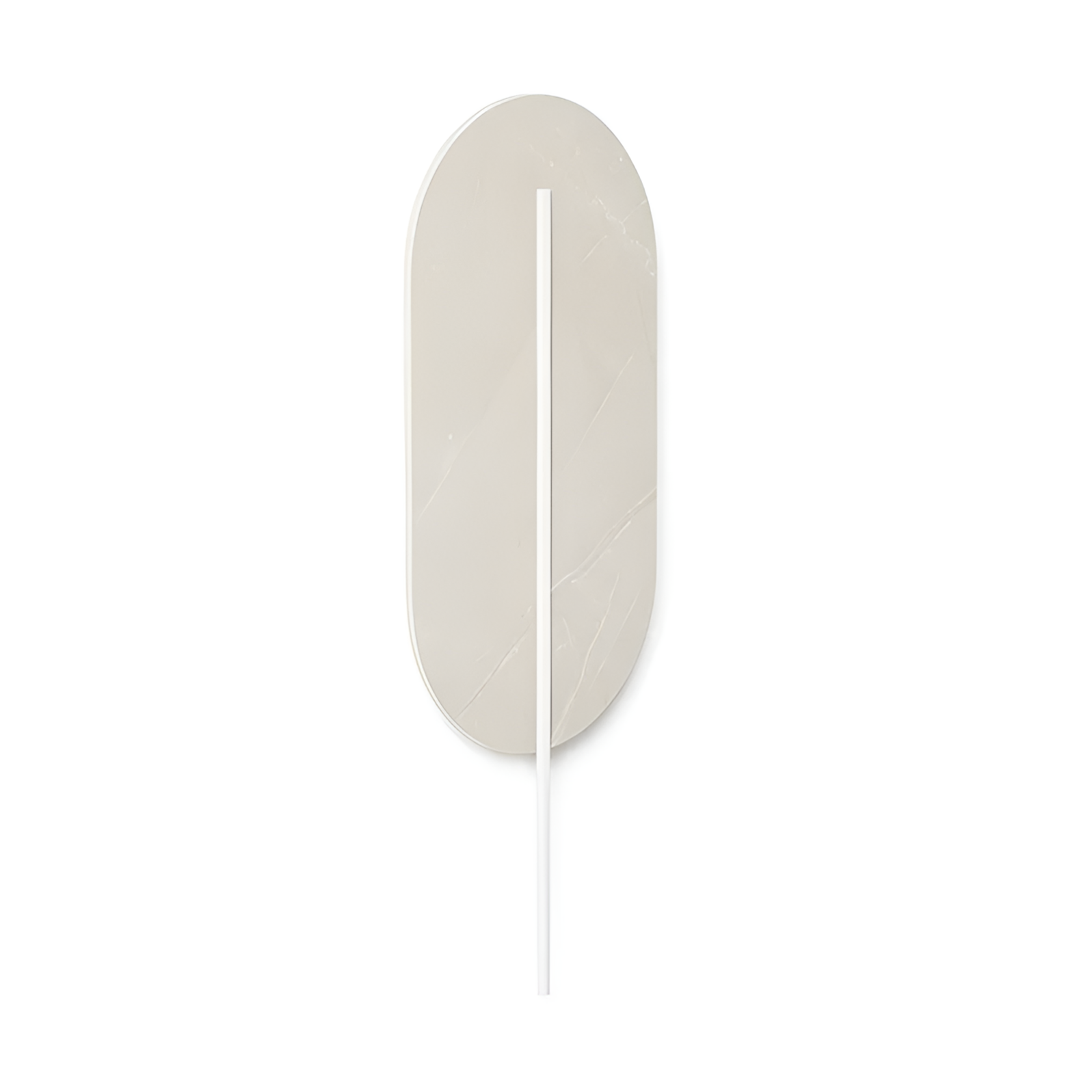 ROKKE STONE beige gesinterte Quarz-Wandleuchte