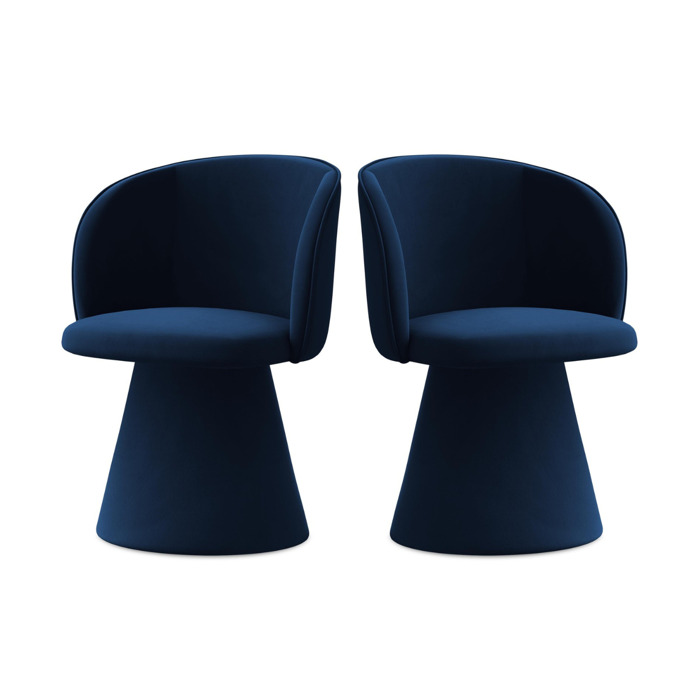 Velvet Chair MAIA Royal Blue