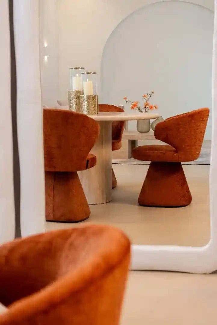 Runder Tisch RENAISSANCE beige Travertin