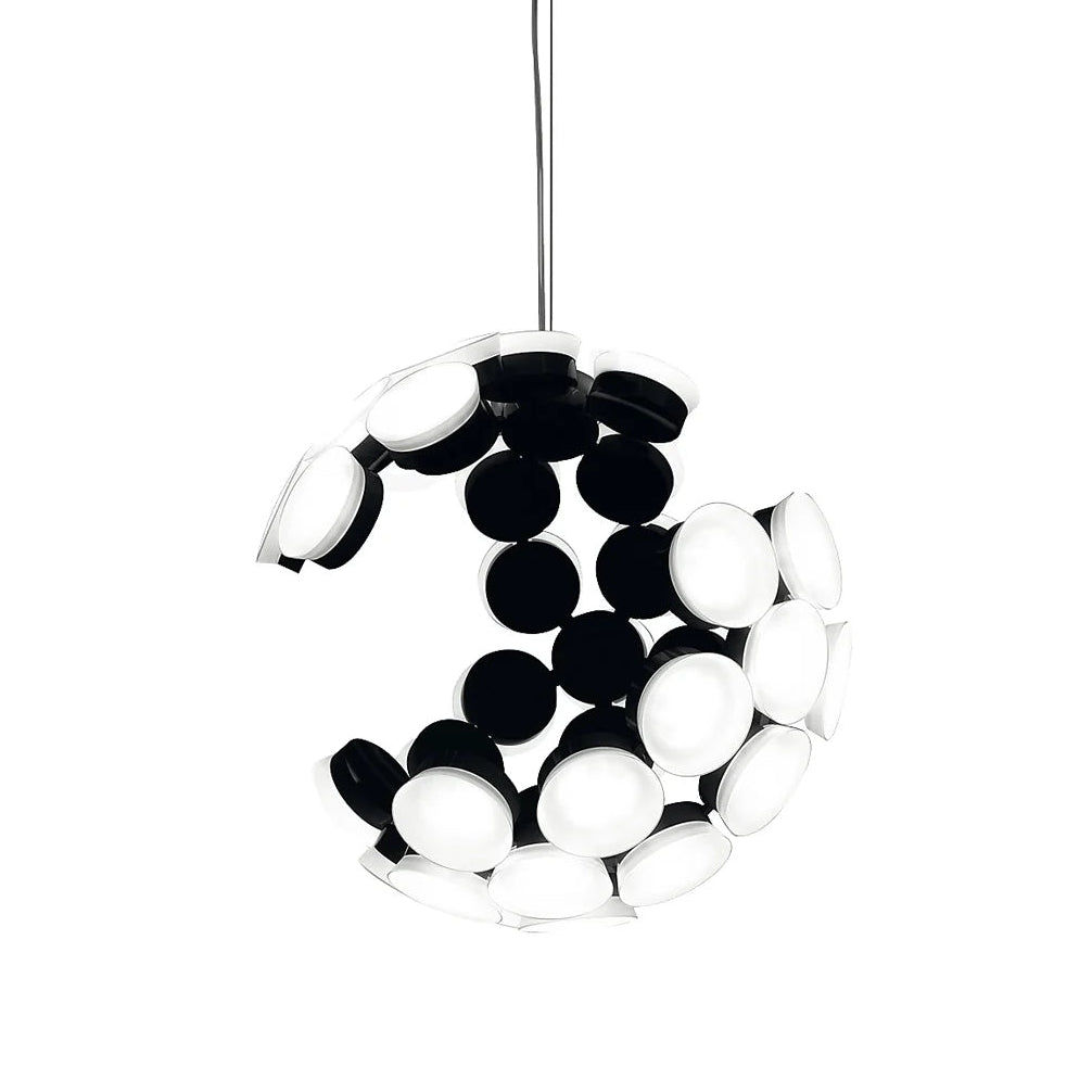 SCOPAS pendant lamp white with black