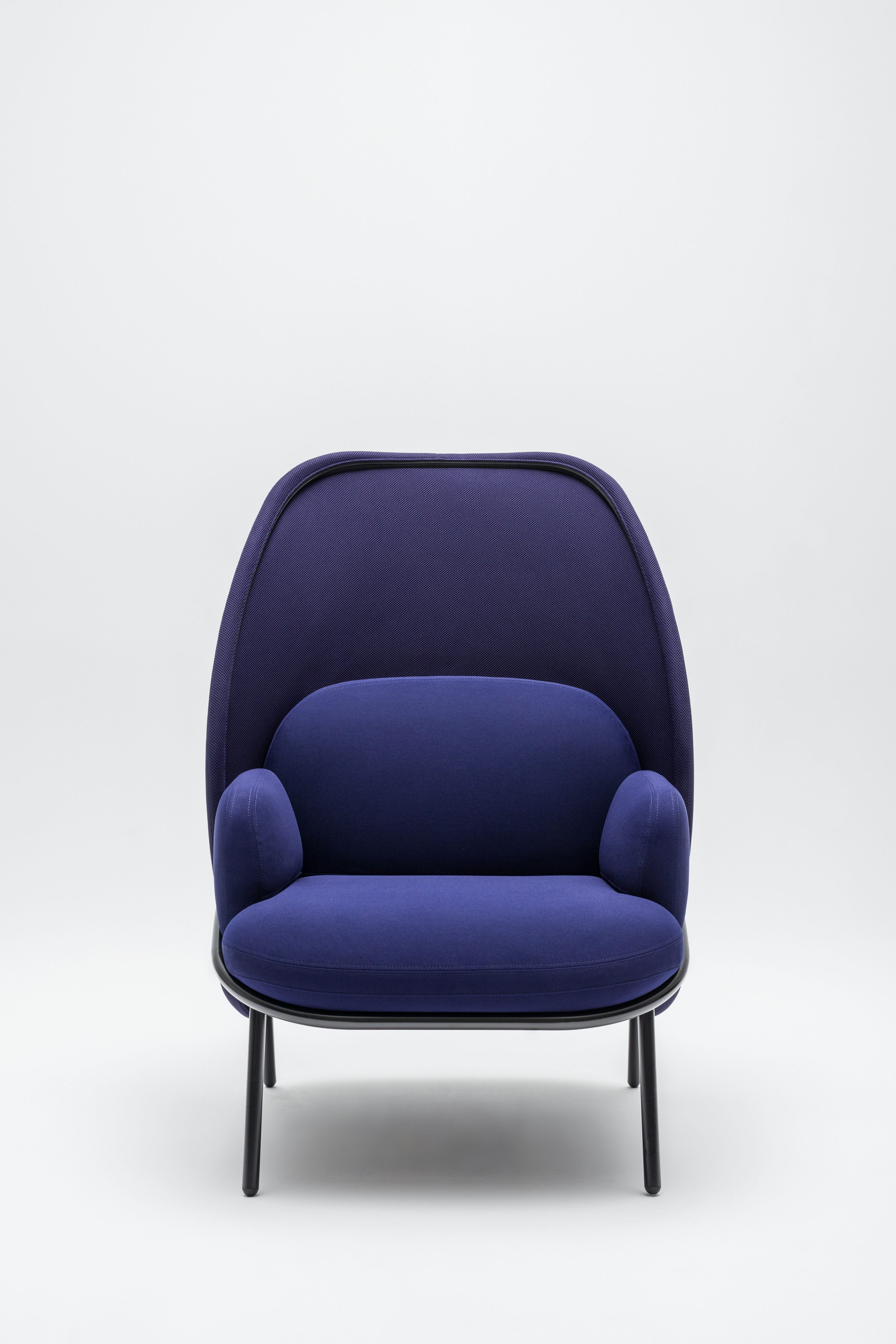 Mesh Sessel Marine Blau