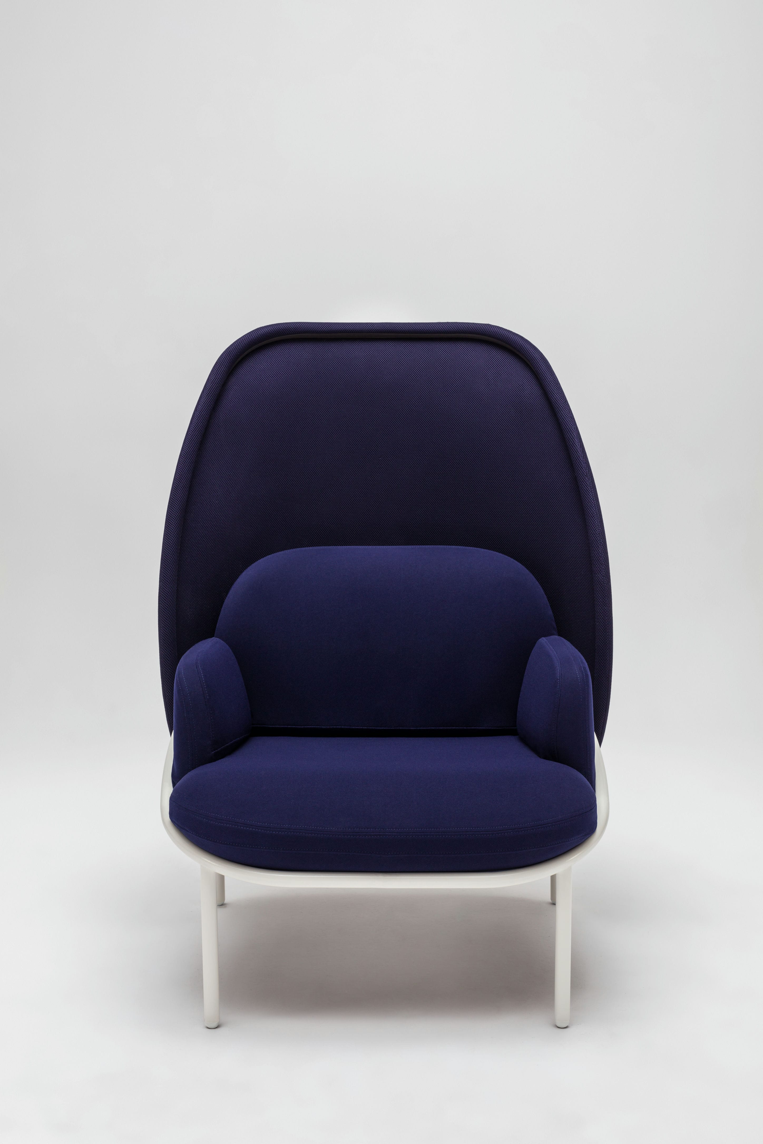 Mesh Sessel Marine Blau