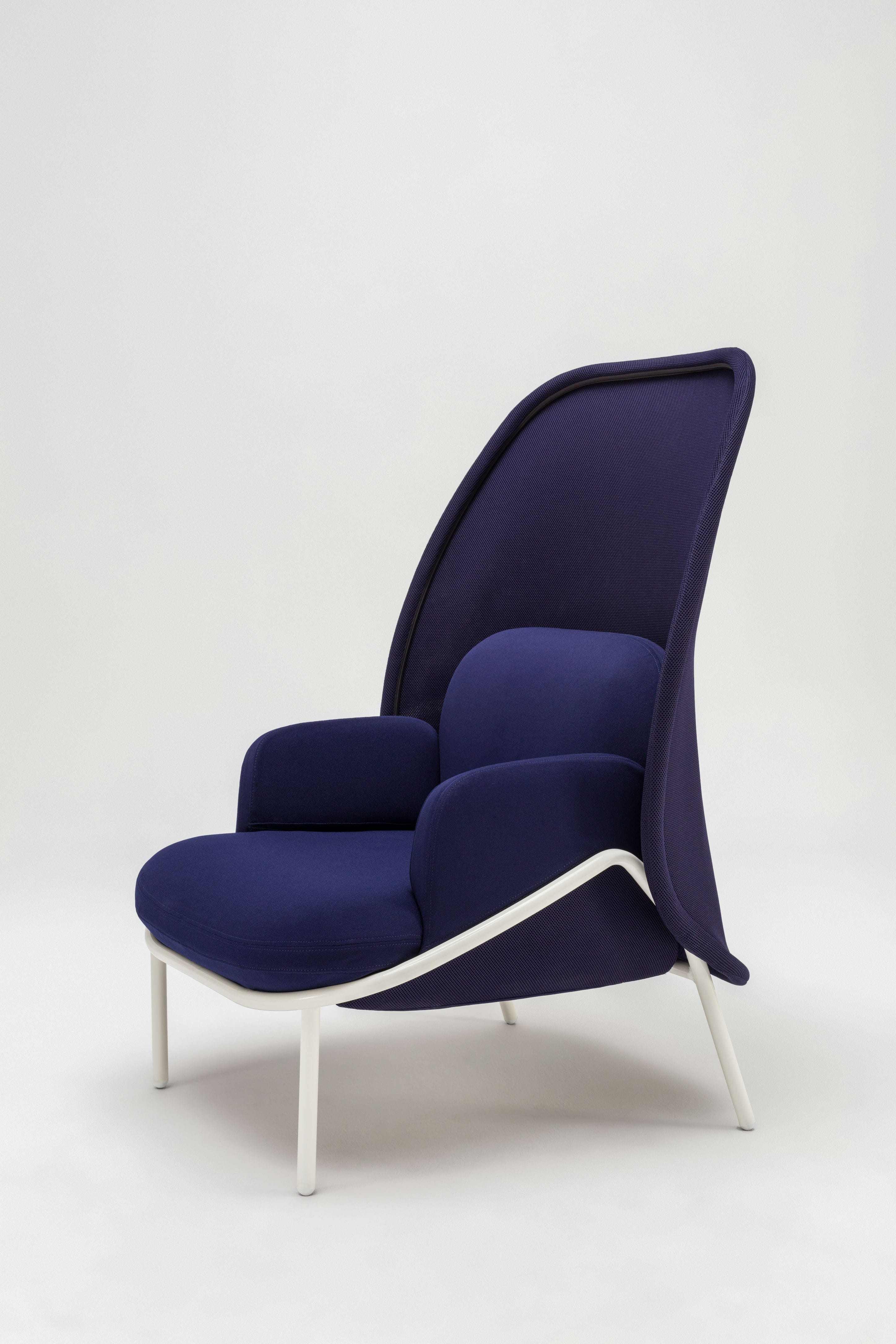 Mesh Sessel Marine Blau