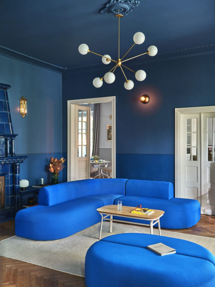 Sofa 3-modułowa narożna ARTIKO tapicerowana – .mdd