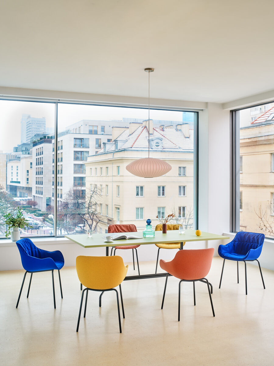 Krzesło BALTIC SOFT DUO metalowa podstawa – .mdd