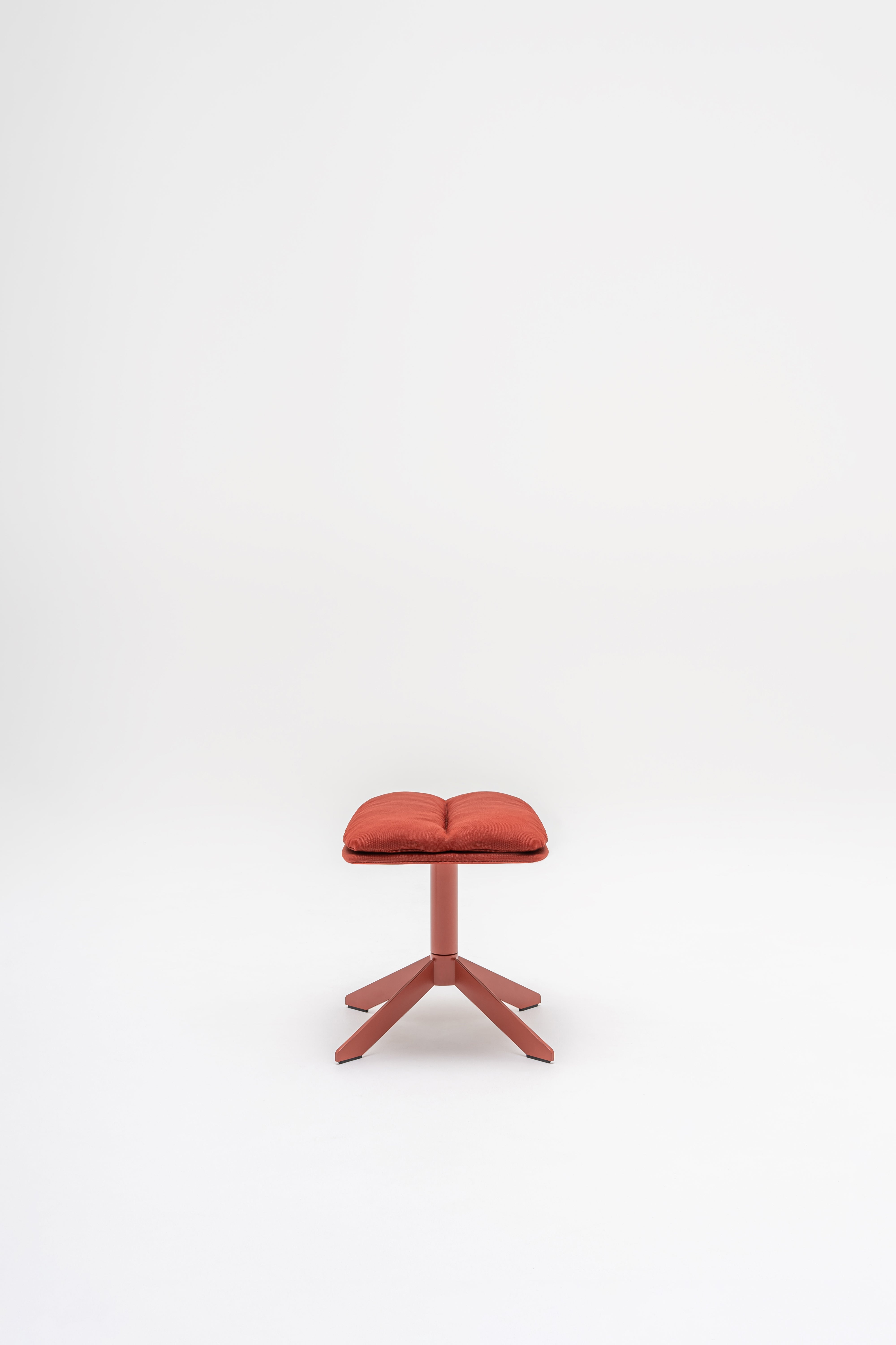 Fat frank footrest upholstered