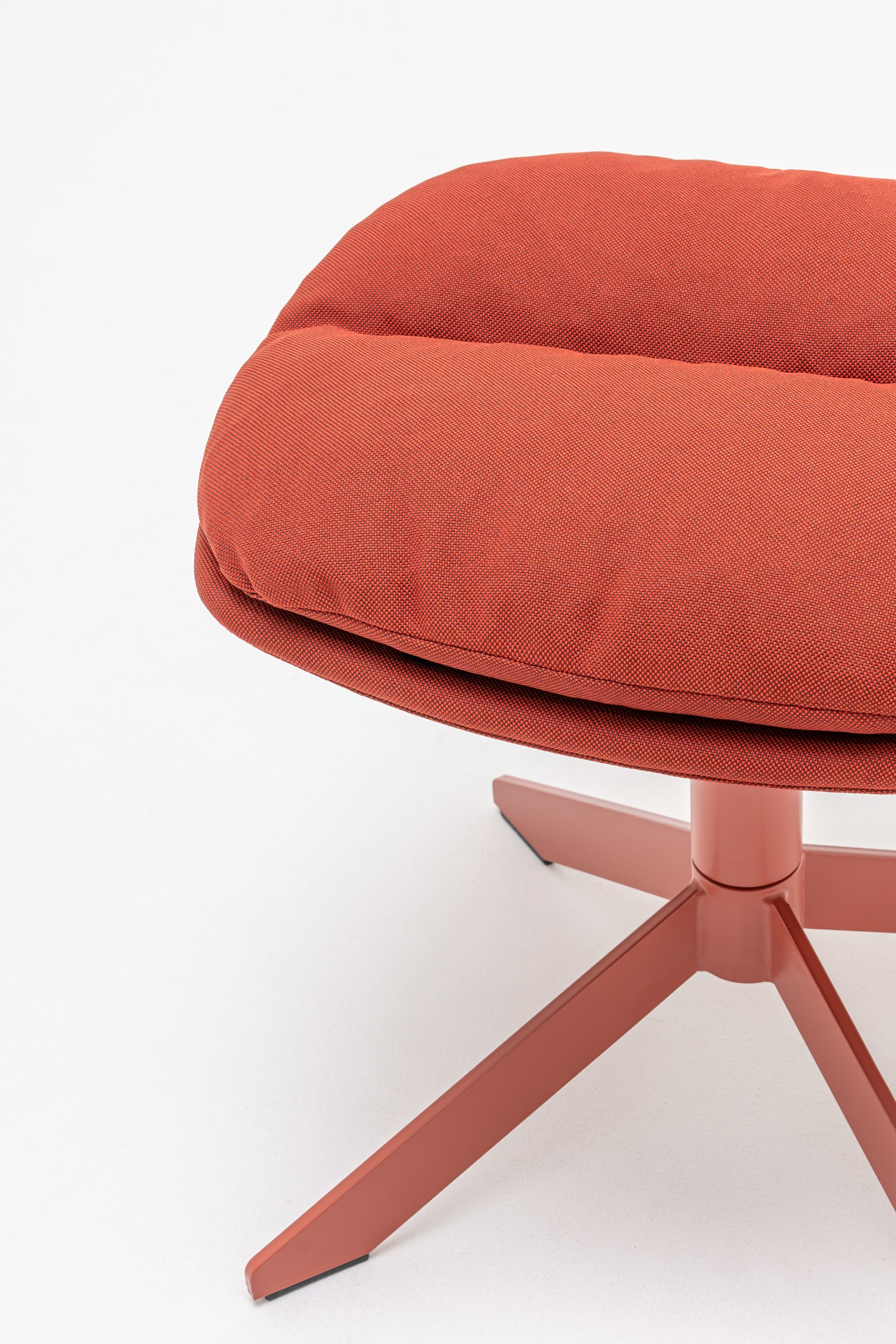 Fat frank footrest upholstered