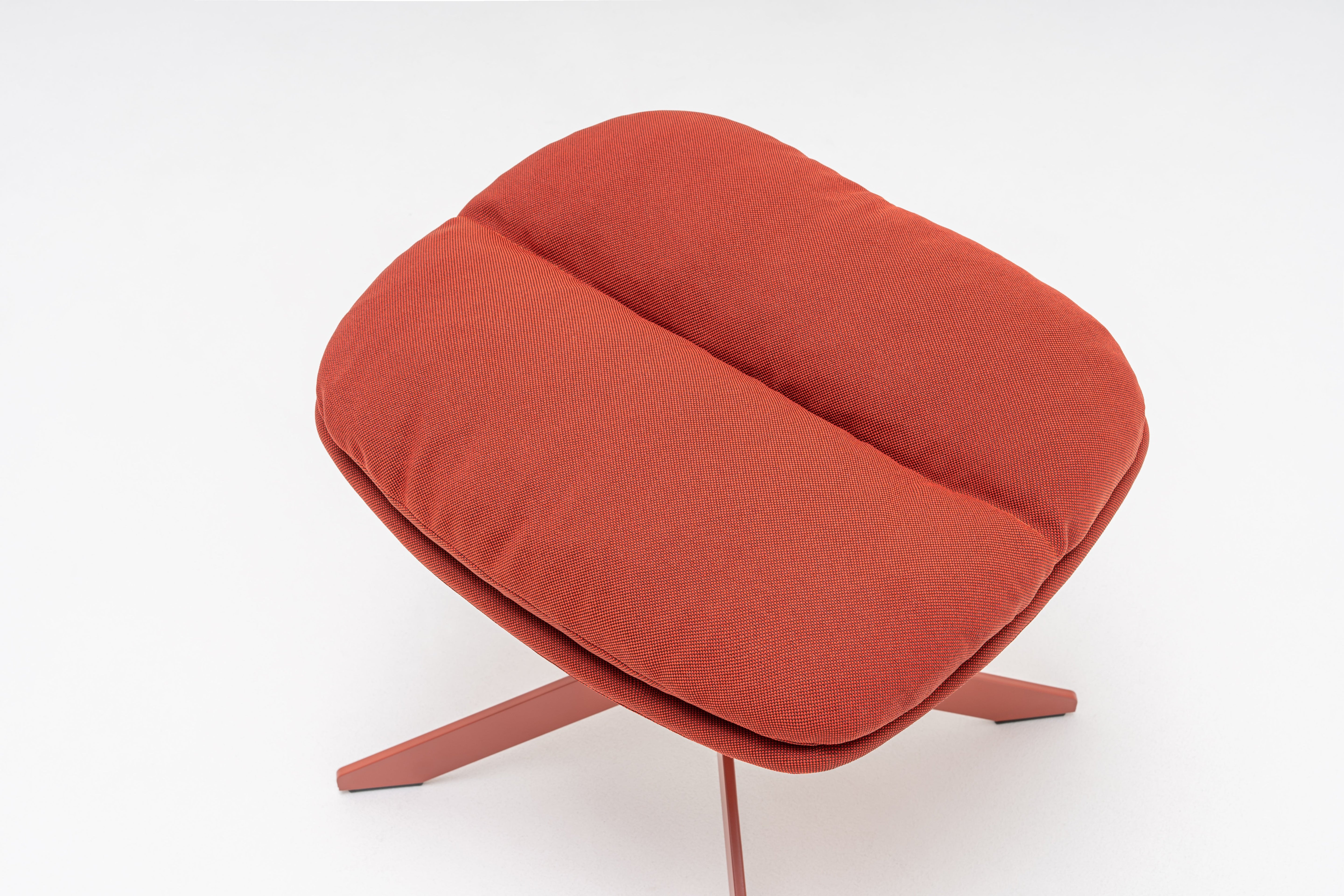 Fat frank footrest upholstered