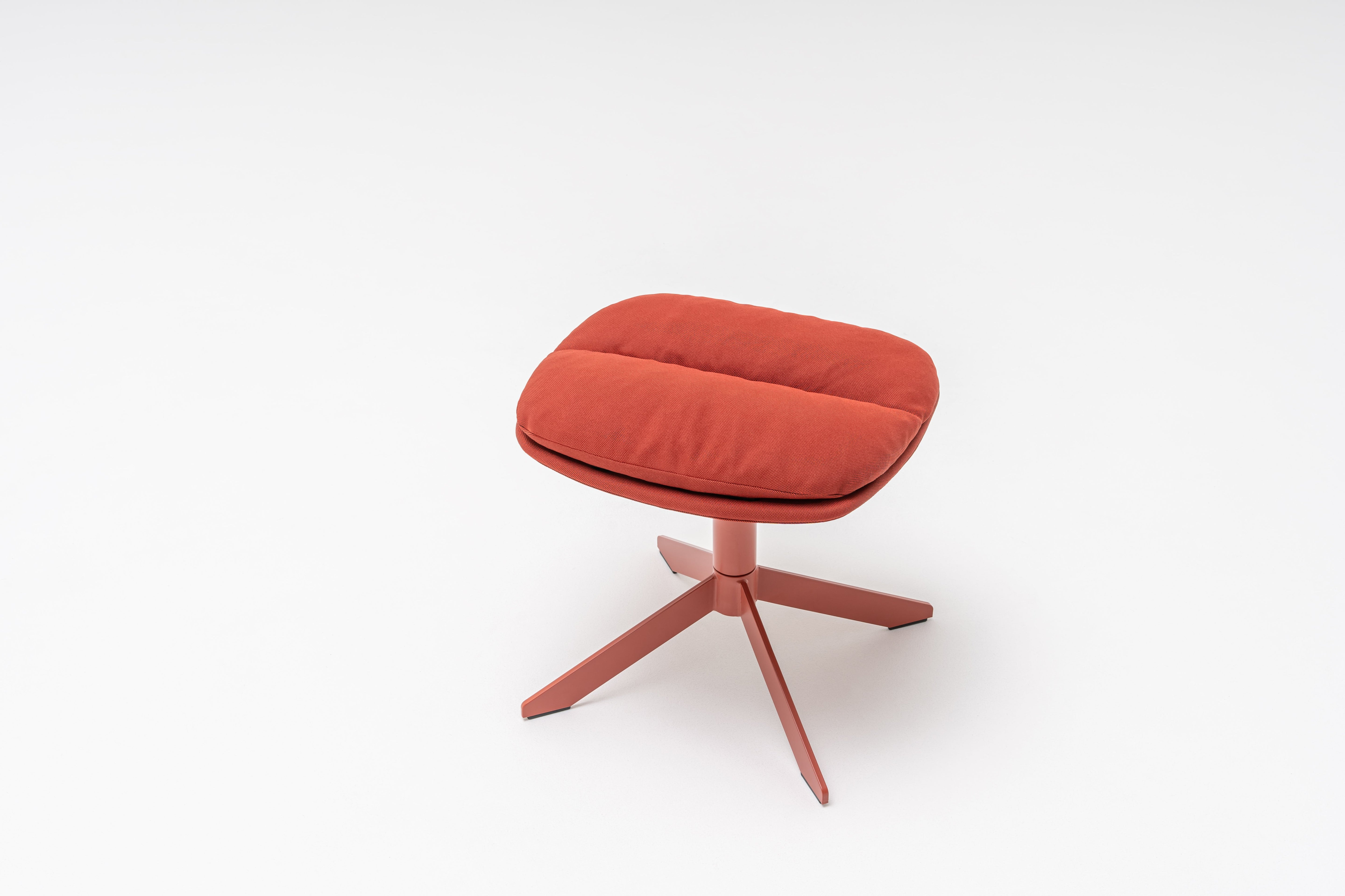 Fat frank footrest upholstered