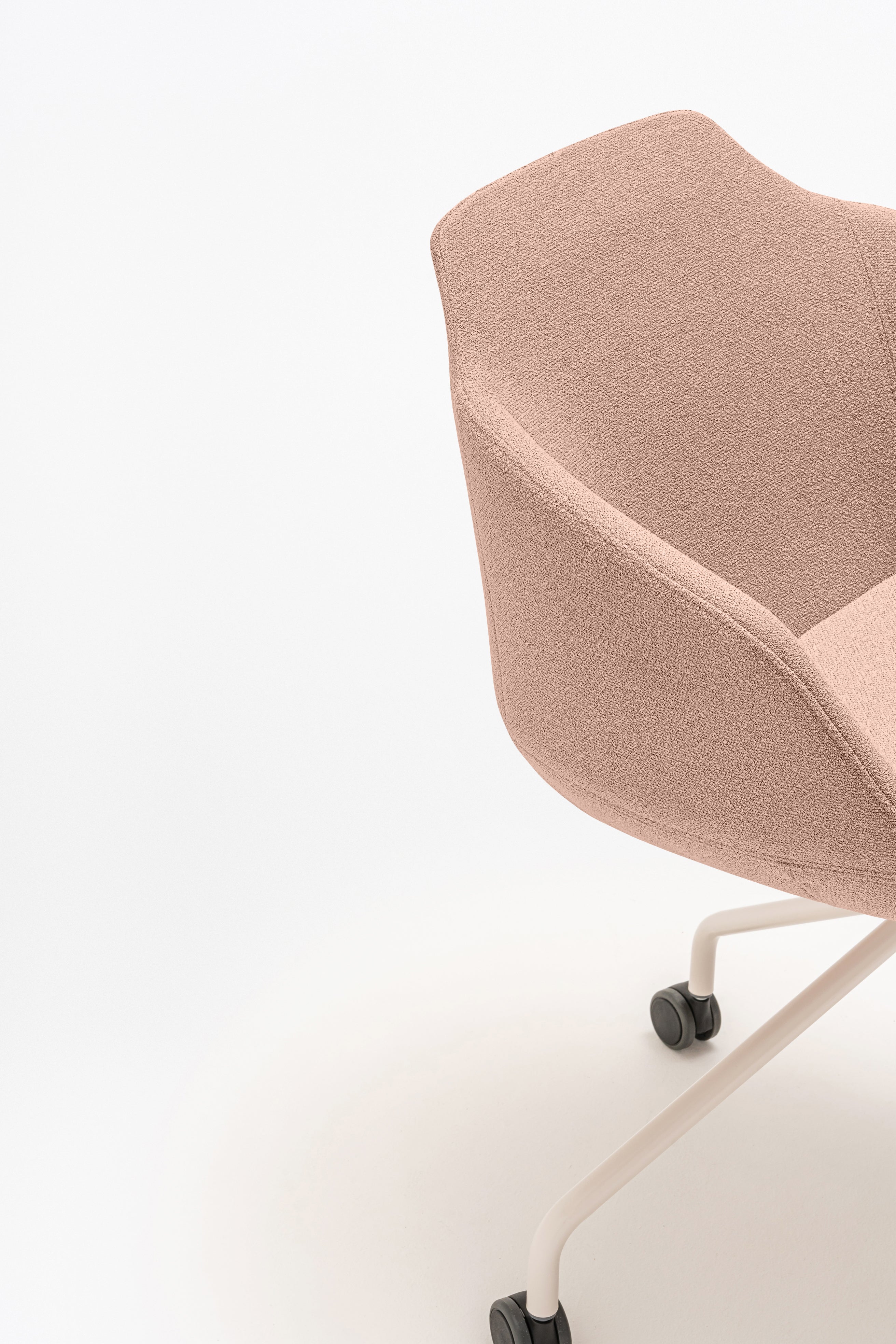 Office chair Ultra base of the cross with wheels for hard surface