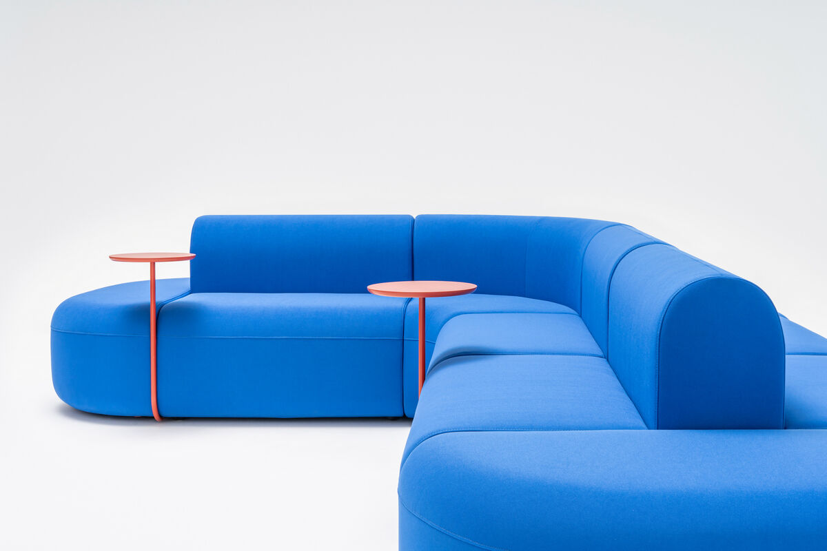 Sofa 6-modułowa narożna podwójna ARTIKO tapicerowana – .mdd