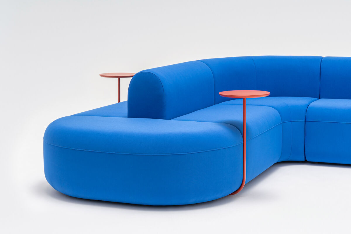 Sofa 6-modułowa narożna podwójna ARTIKO tapicerowana – .mdd