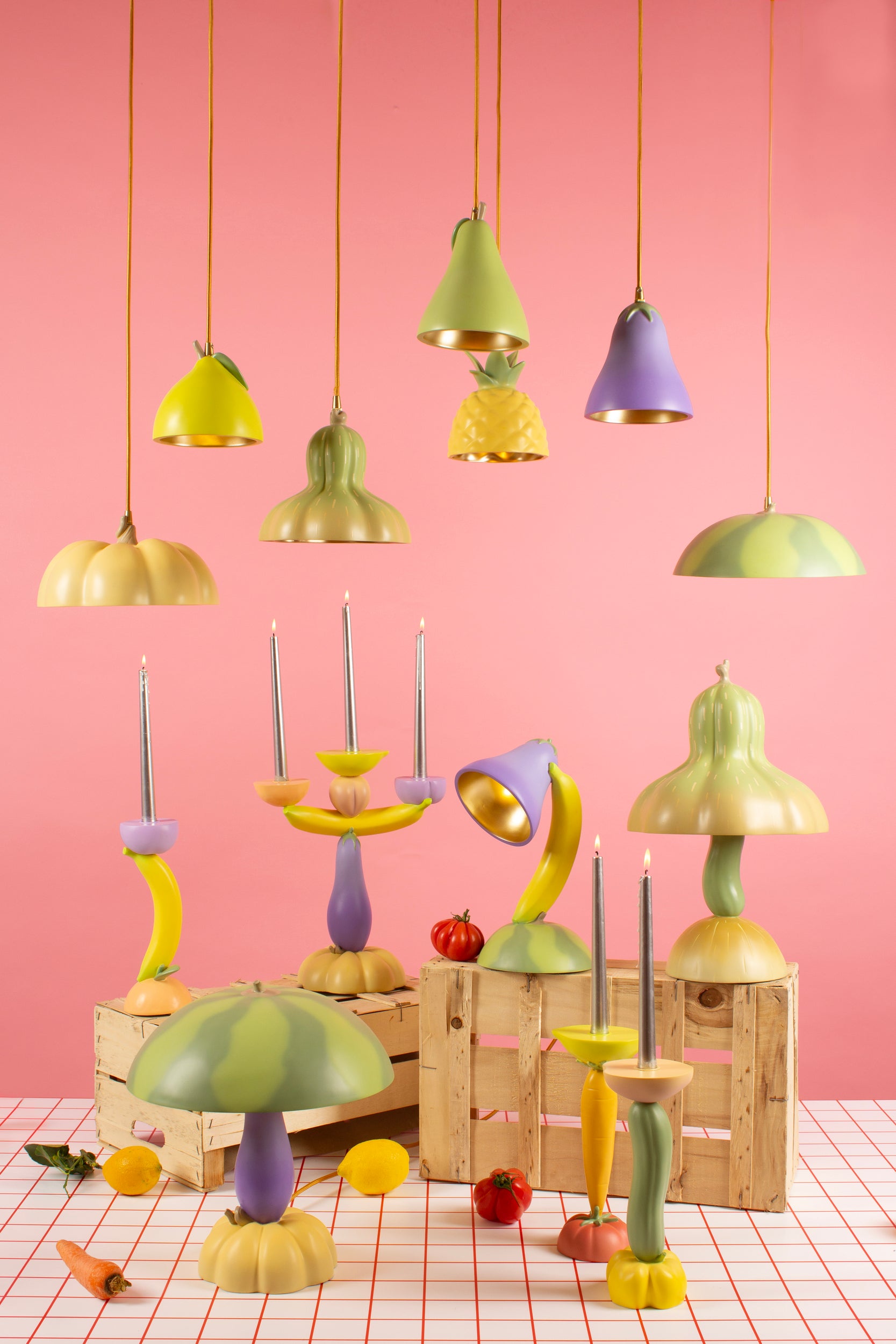 Vitamin Hanging Lamp - Kürbis 2