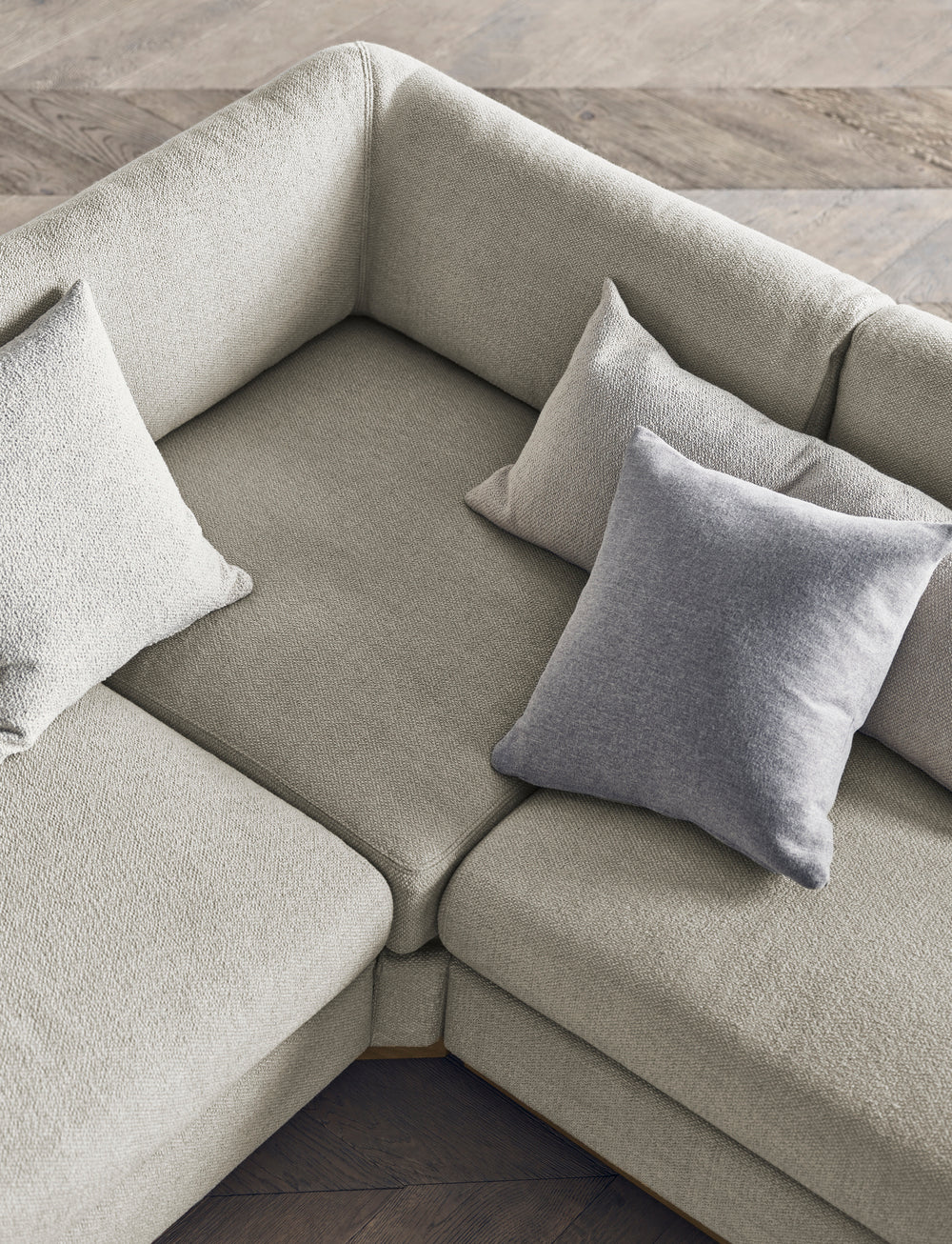 Open corner left -sided sepia oak base