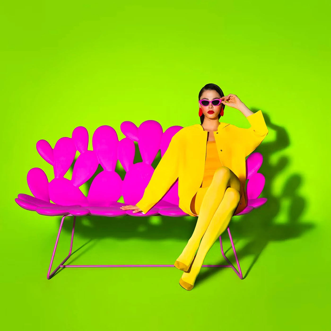 FILICUDI garden sofa light green