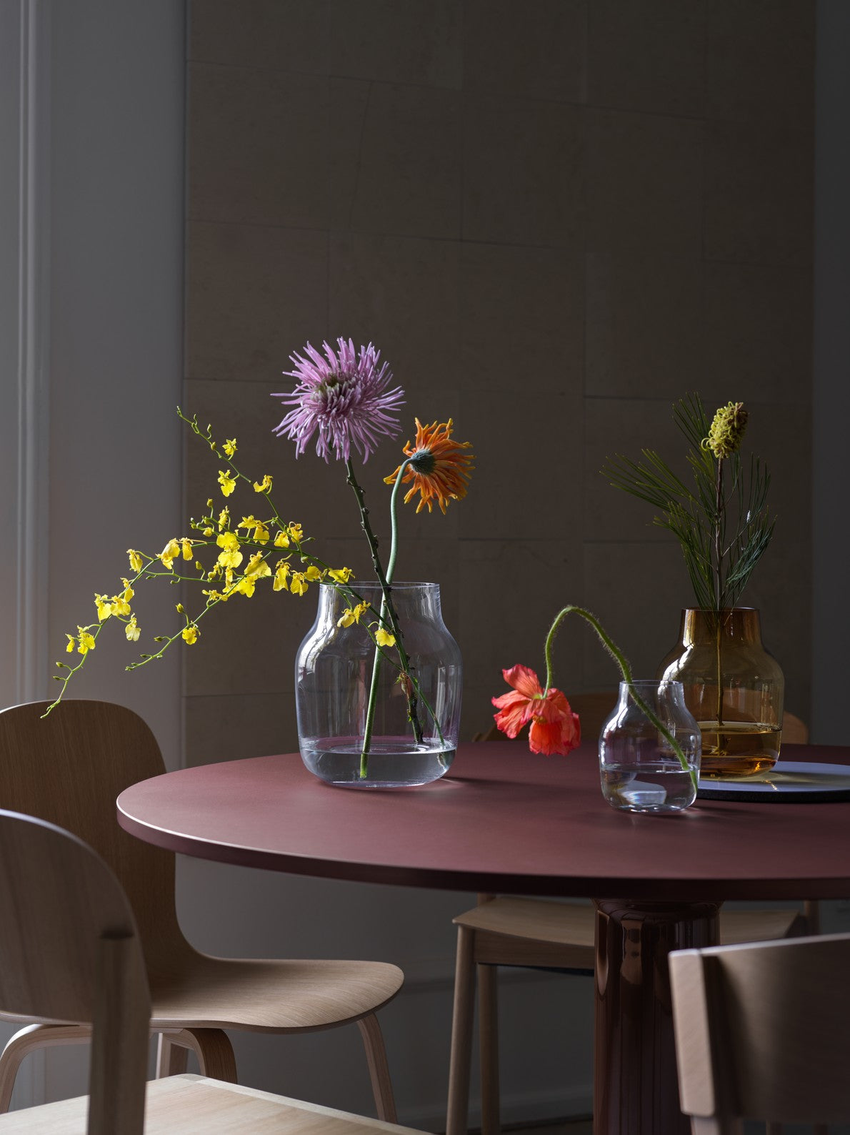 Transparent Glass Vase SILENT