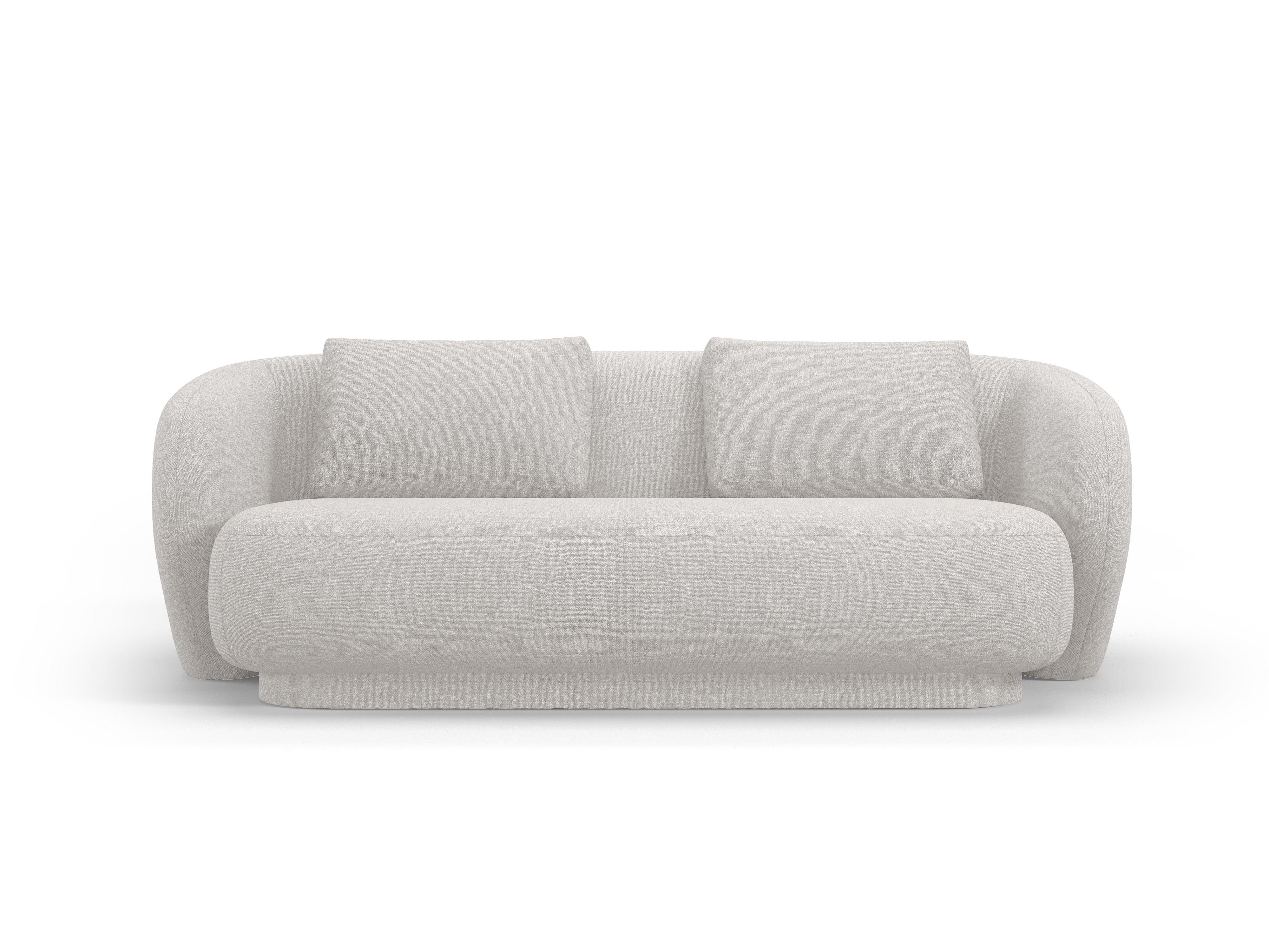 Sofa 2-osobowa CAMDEN srebrny szenil Cosmopolitan Design Eye on Design